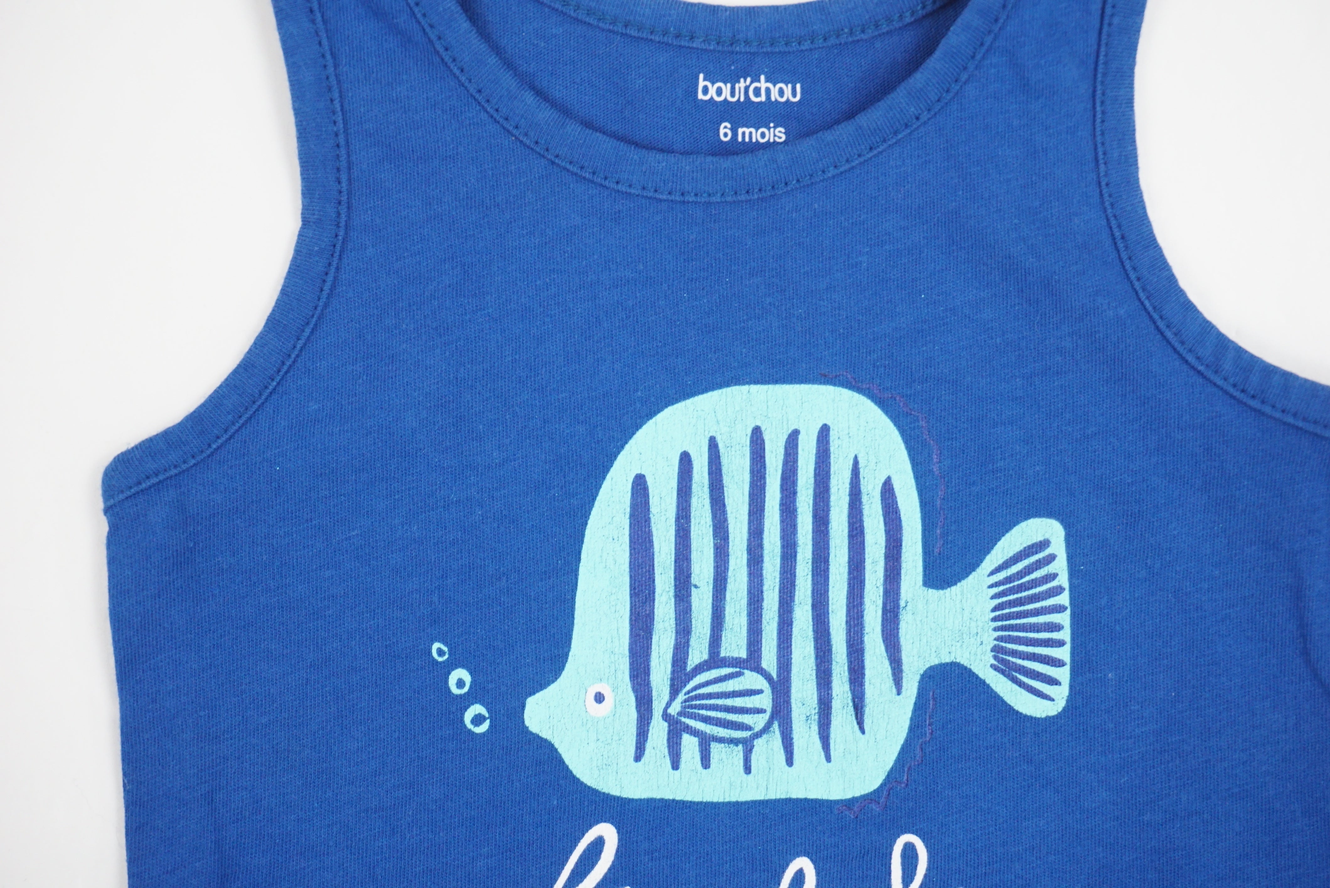 Débardeur Bleu - 6 mois