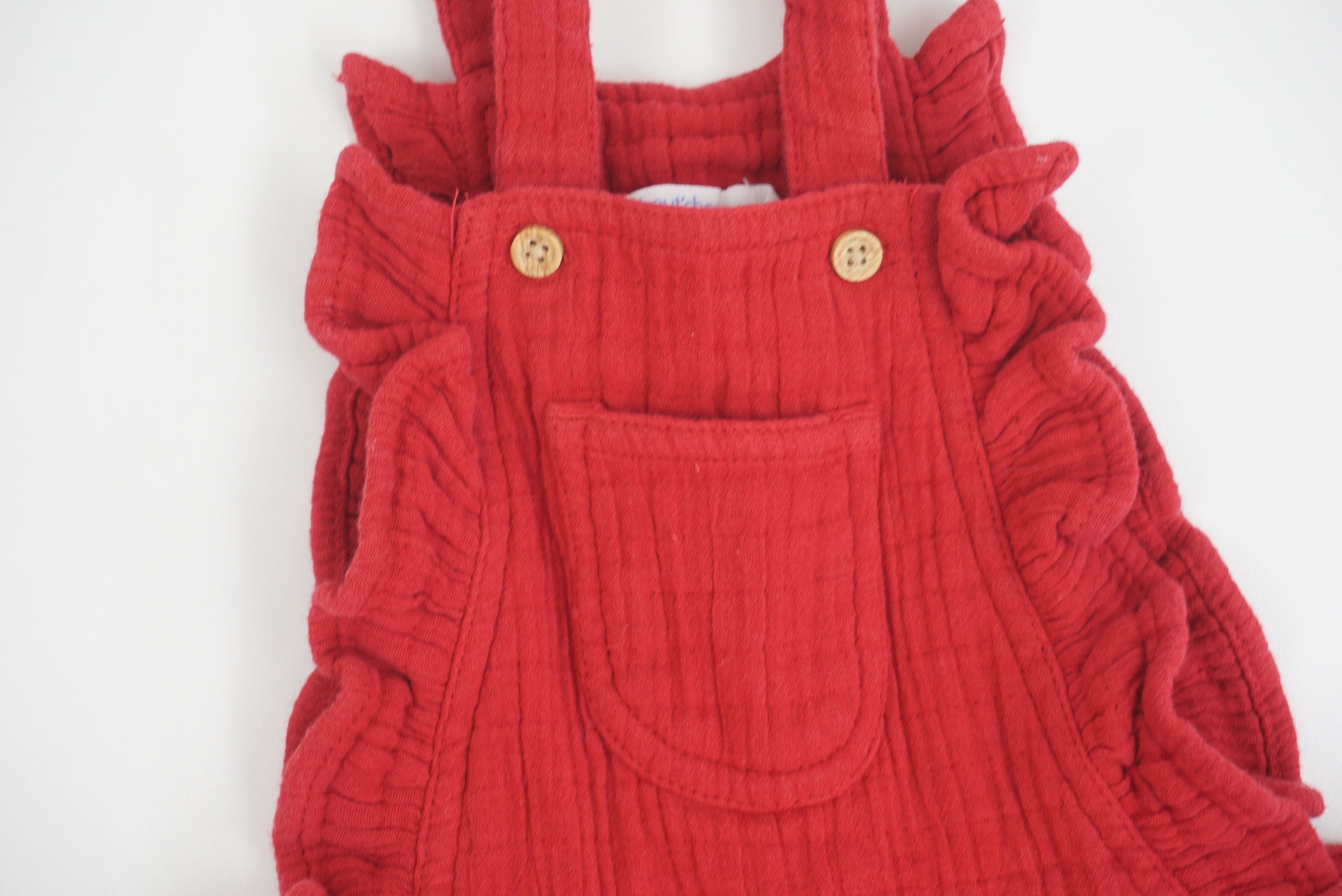 Salopette Rouge - 24 mois