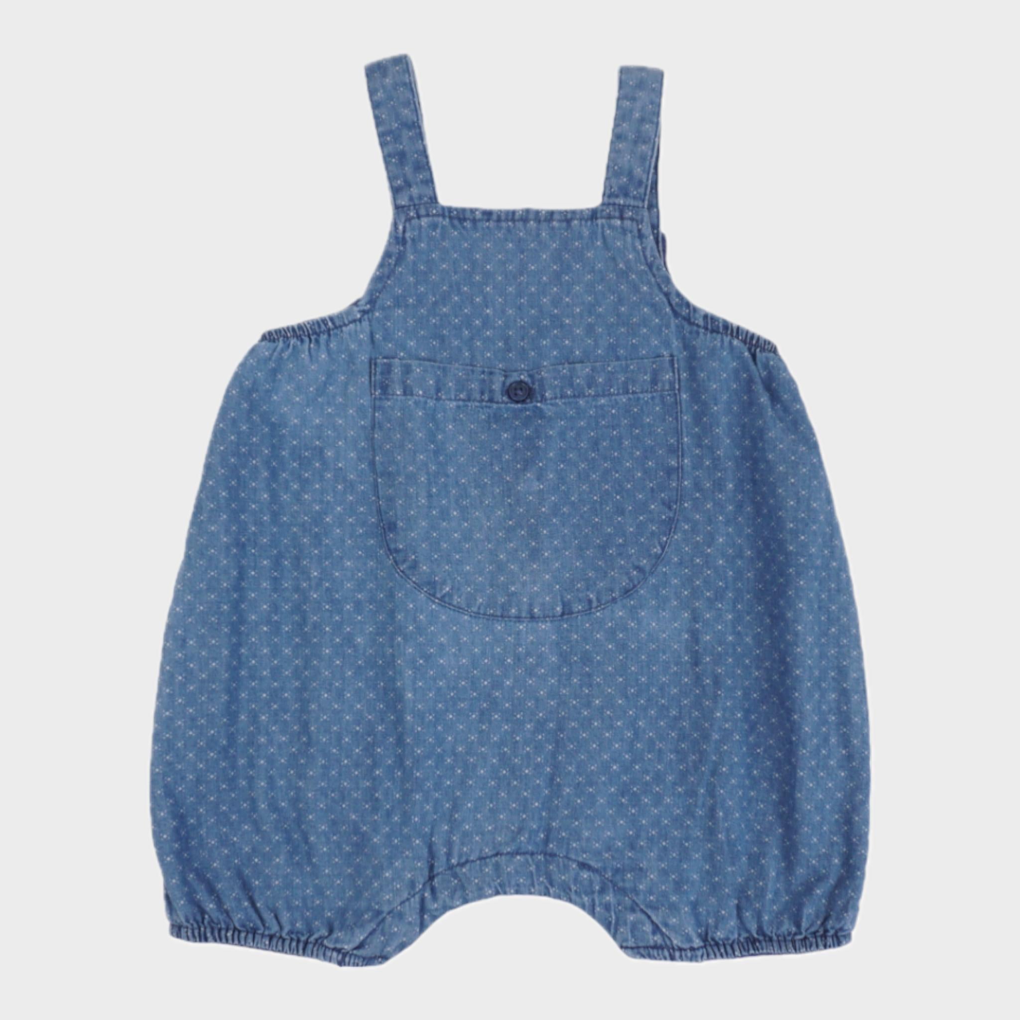 Barboteuse Bleu - 1 mois