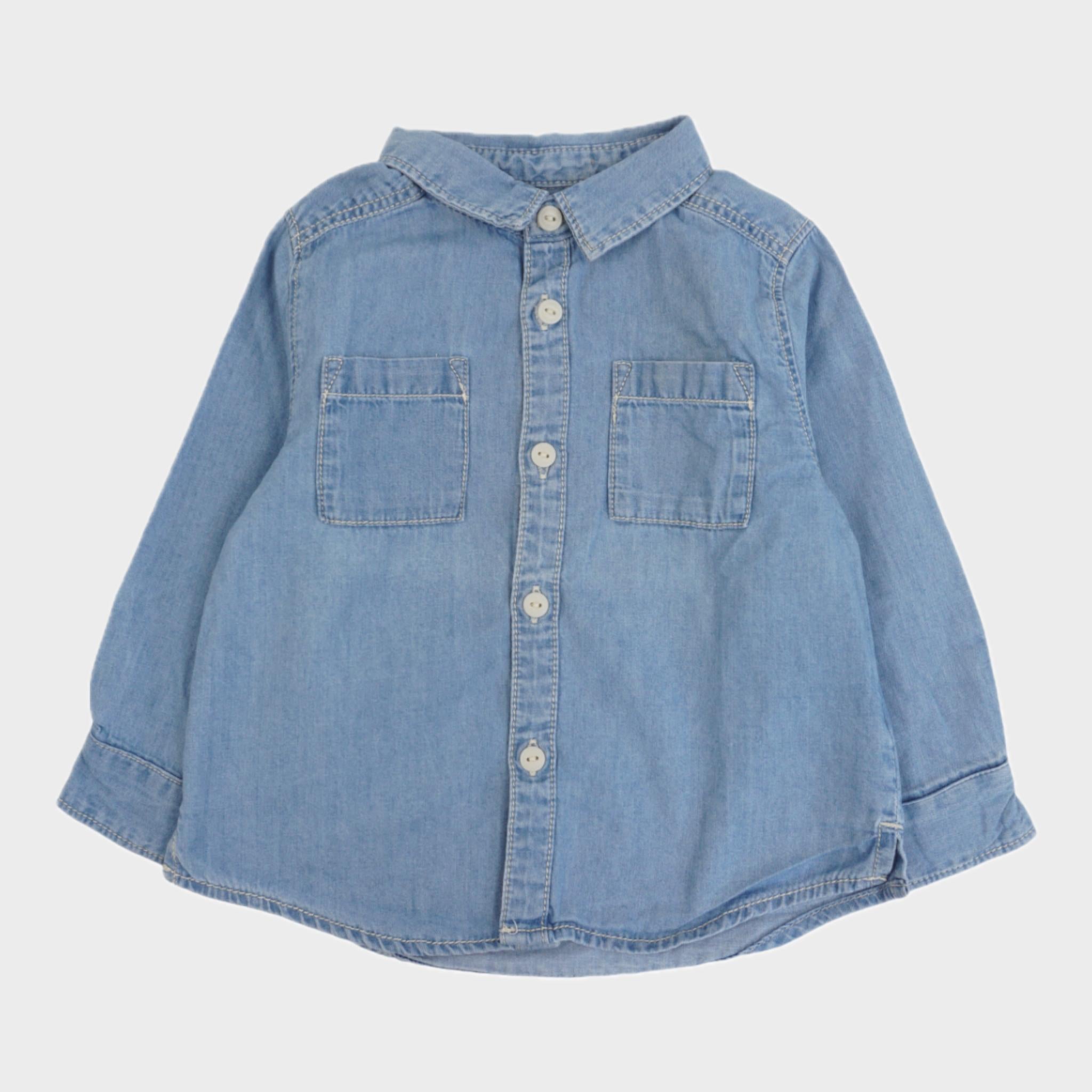 Chemise Bleu - 9/12 mois