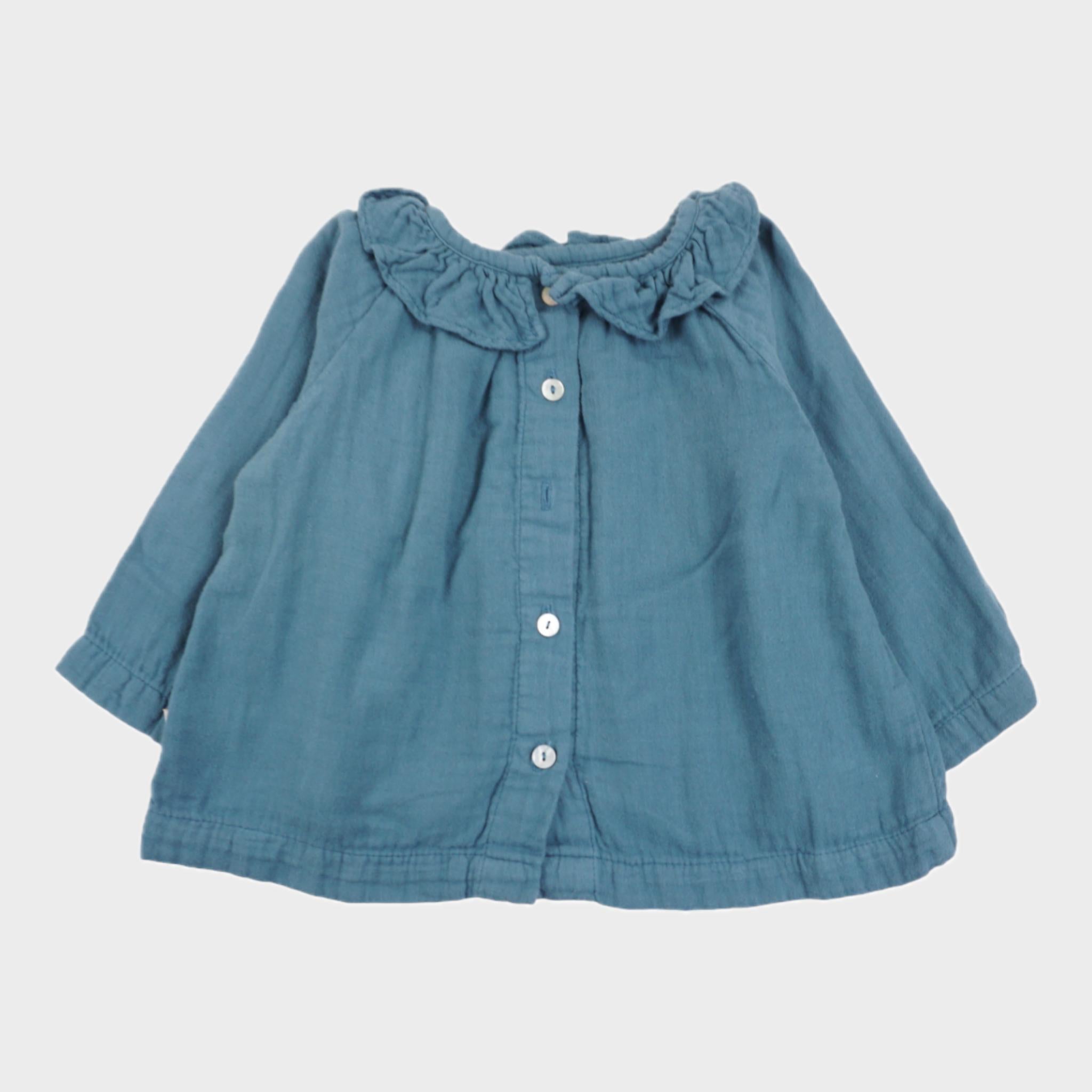 Blouse Bleu - 9 mois