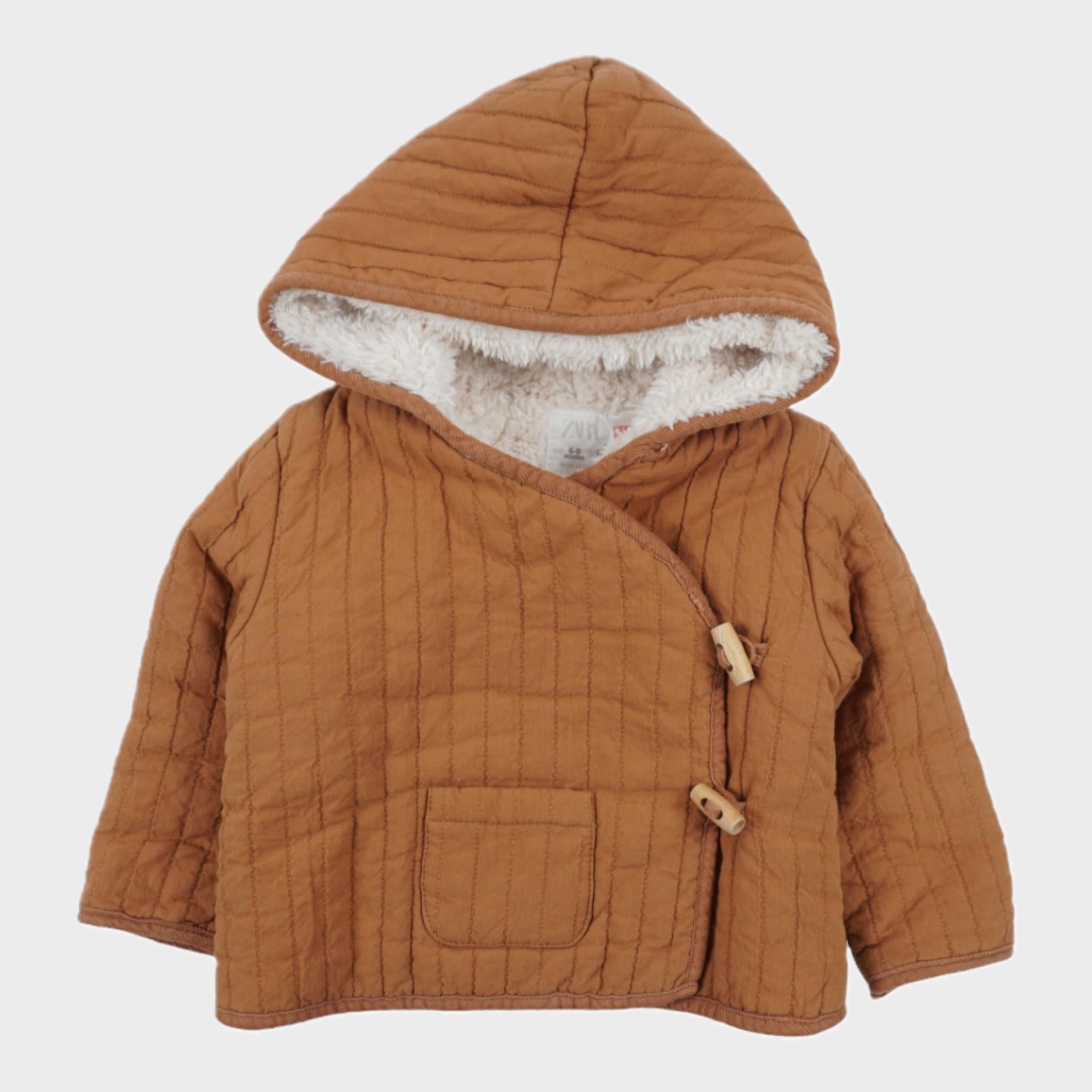 Manteau Camel - 6/9 mois