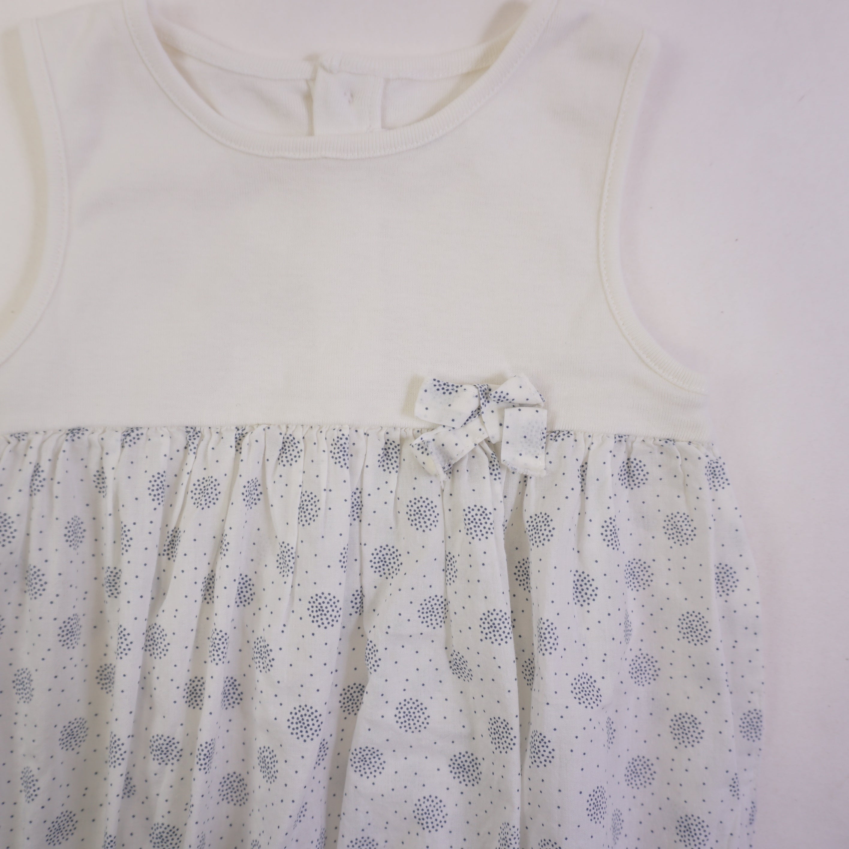 Barboteuse Blanc - 12 mois