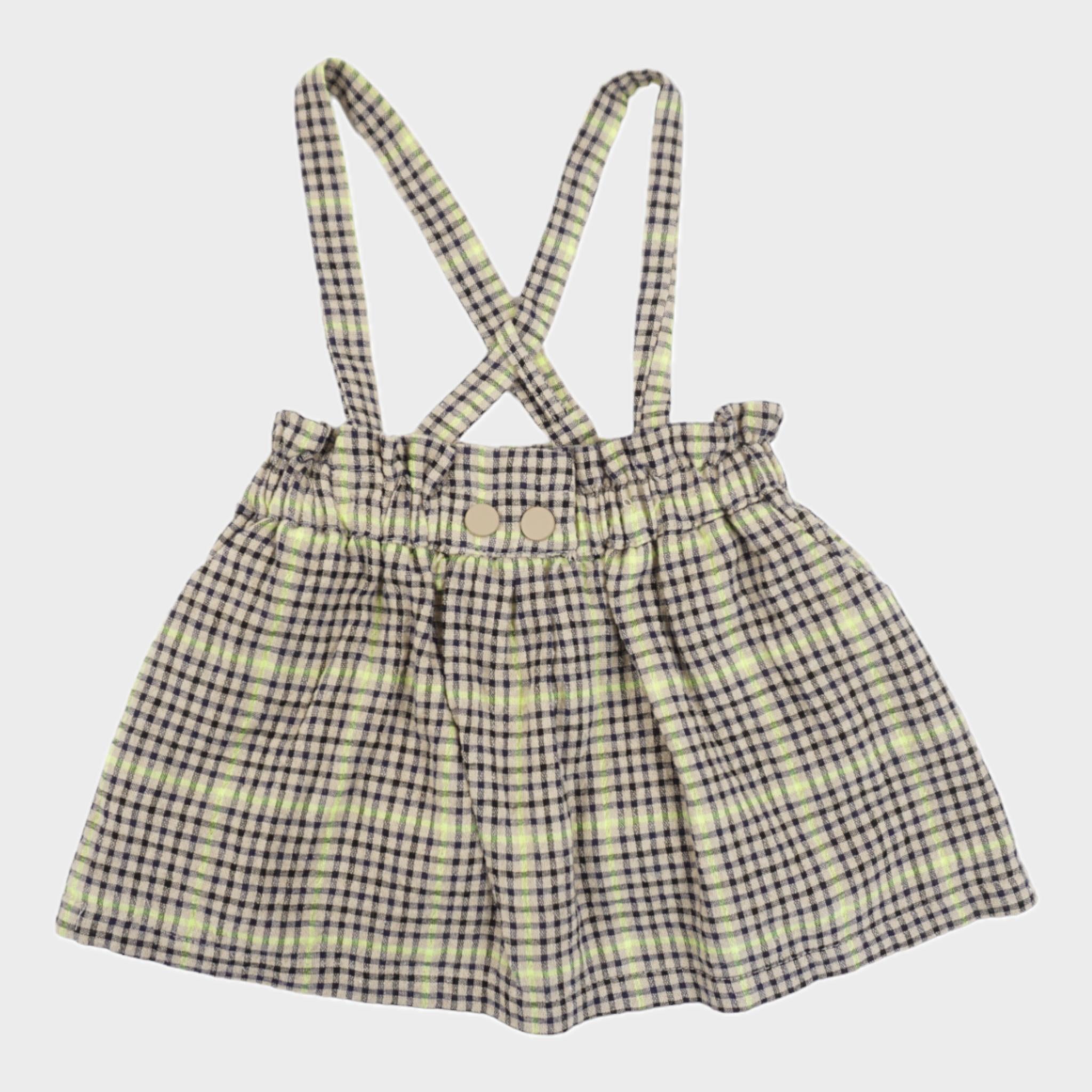 Jupe à bretelles Multicolore - 9/12 mois