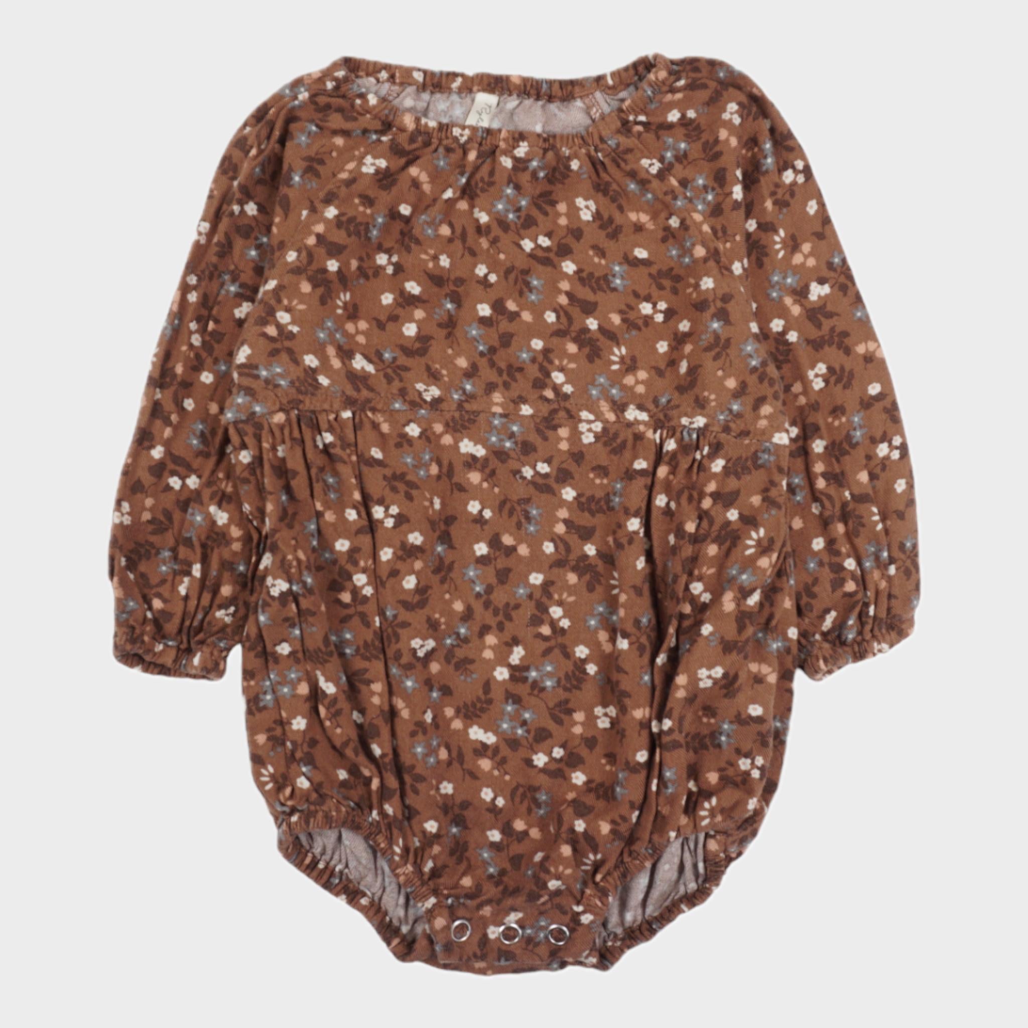 Barboteuse Marron - 6/12 mois