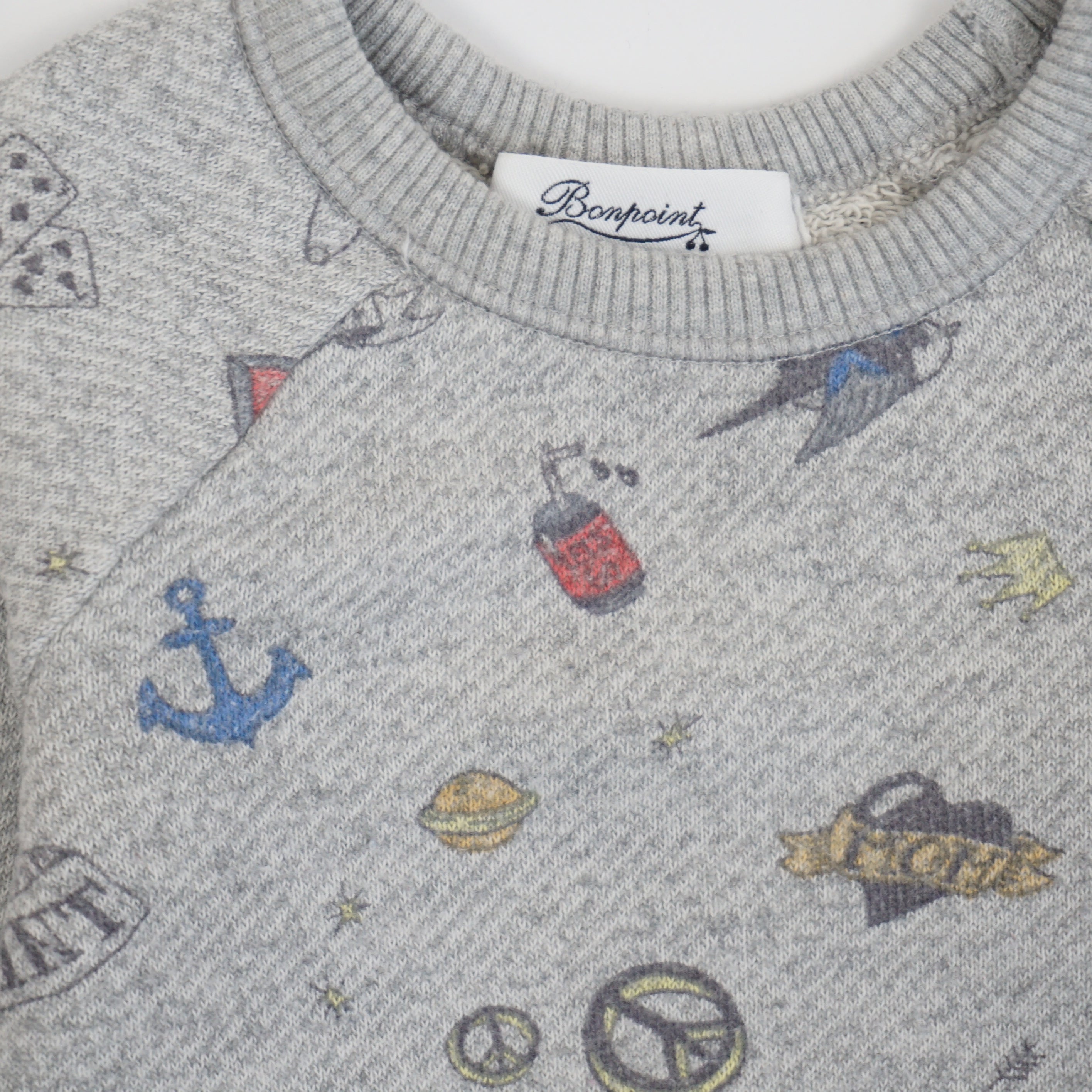 Sweat Gris - 3/6 mois