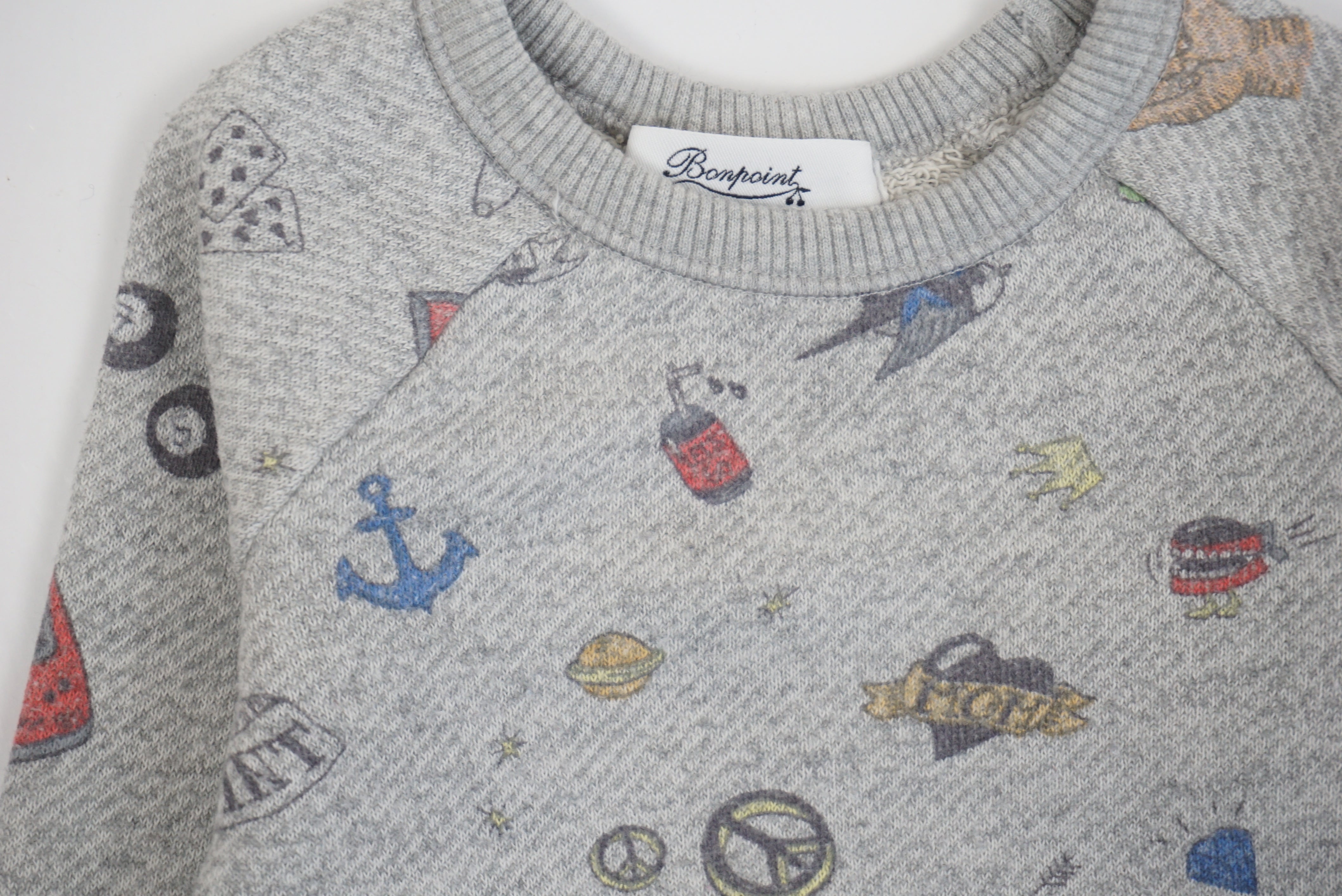 Sweat Gris - 3/6 mois