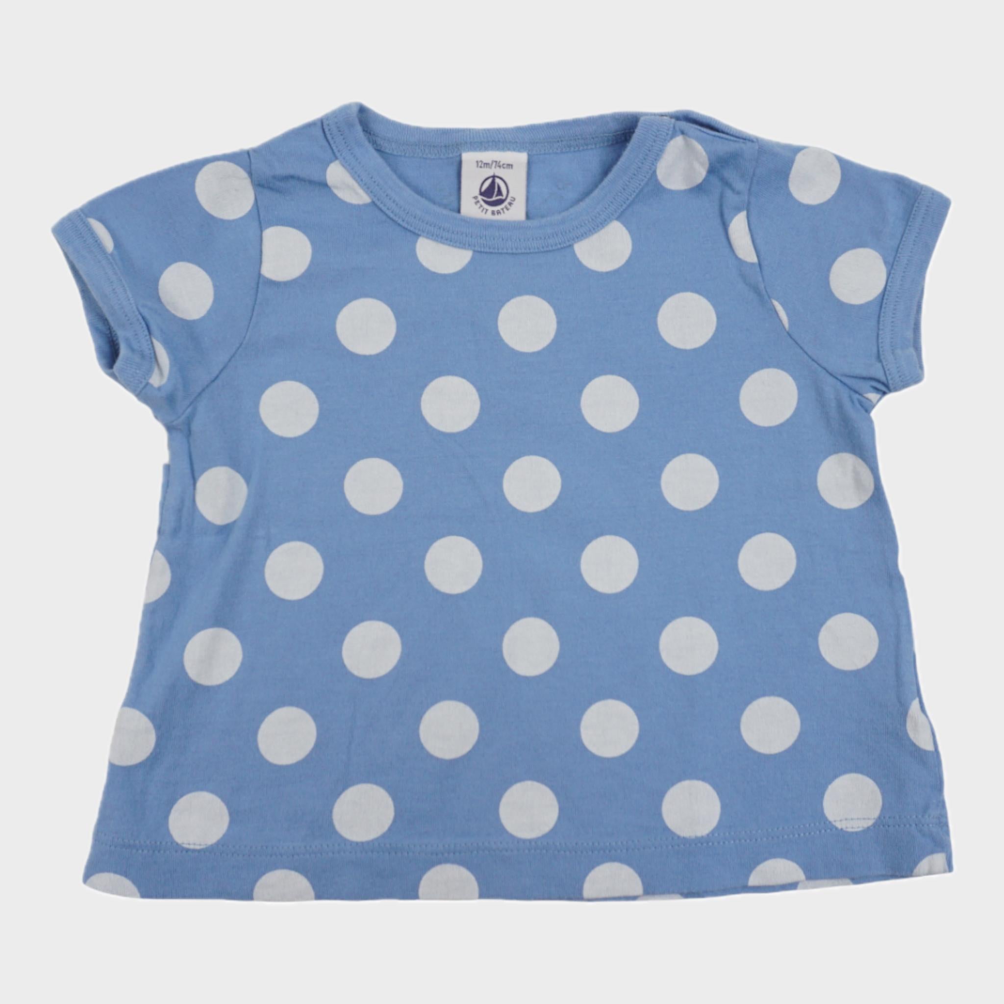 T-shirt Bleu - 12 mois