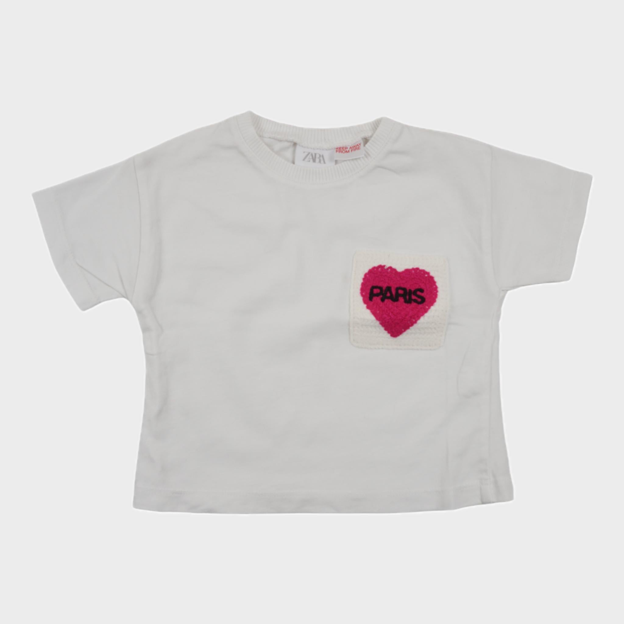 T-shirt Blanc - 9/12 mois