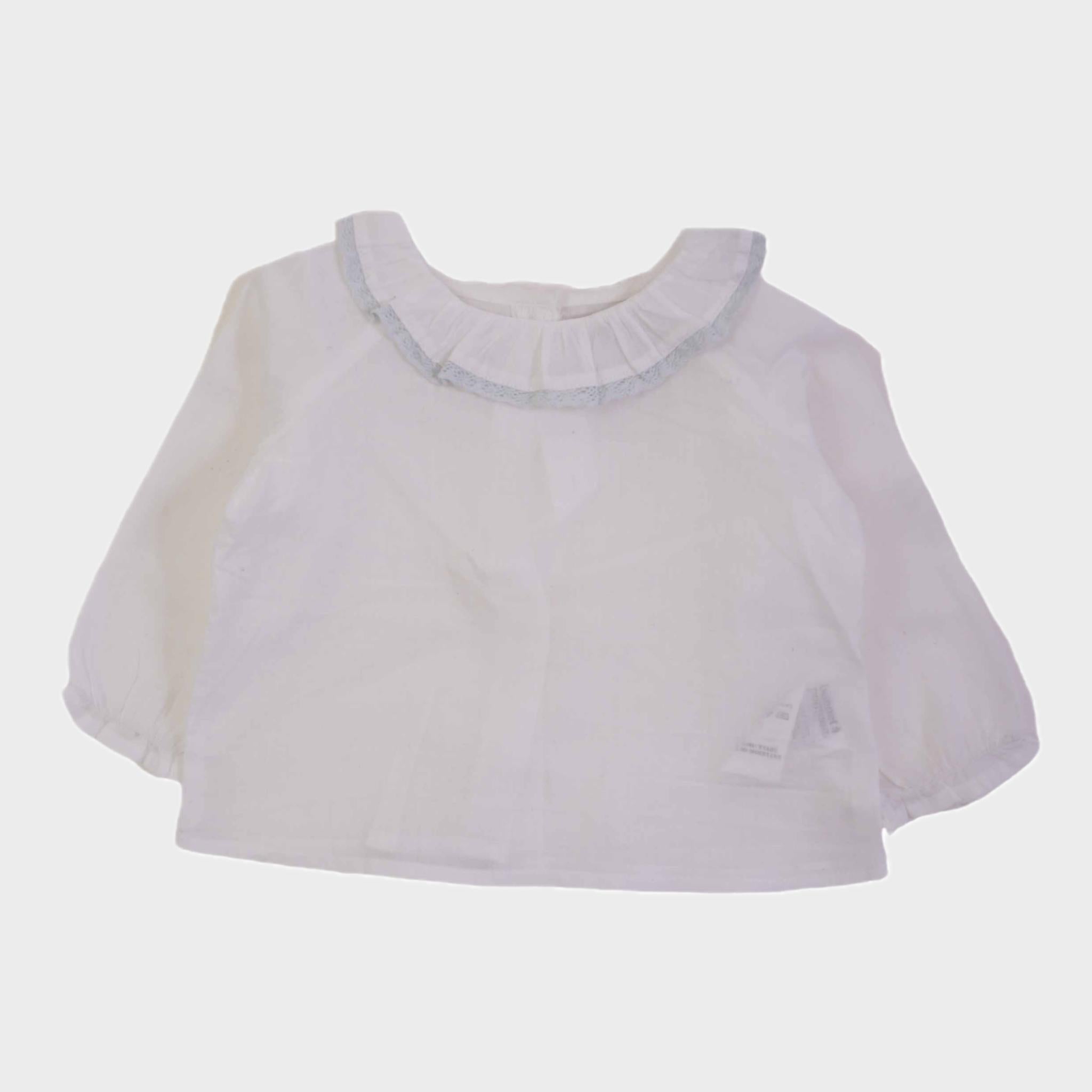 Blouse Blanc - 6 mois