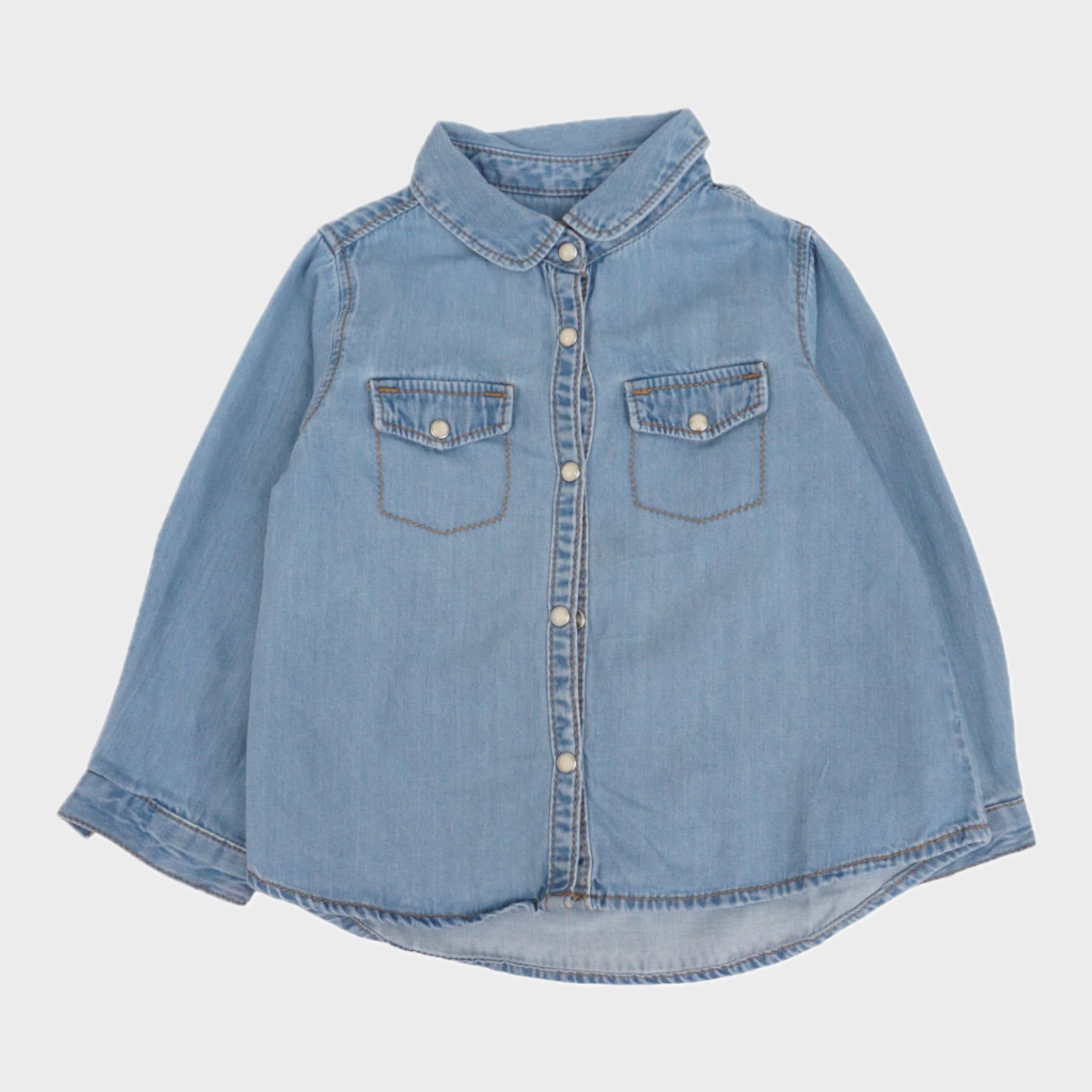 Chemise Bleu - 12/18 mois