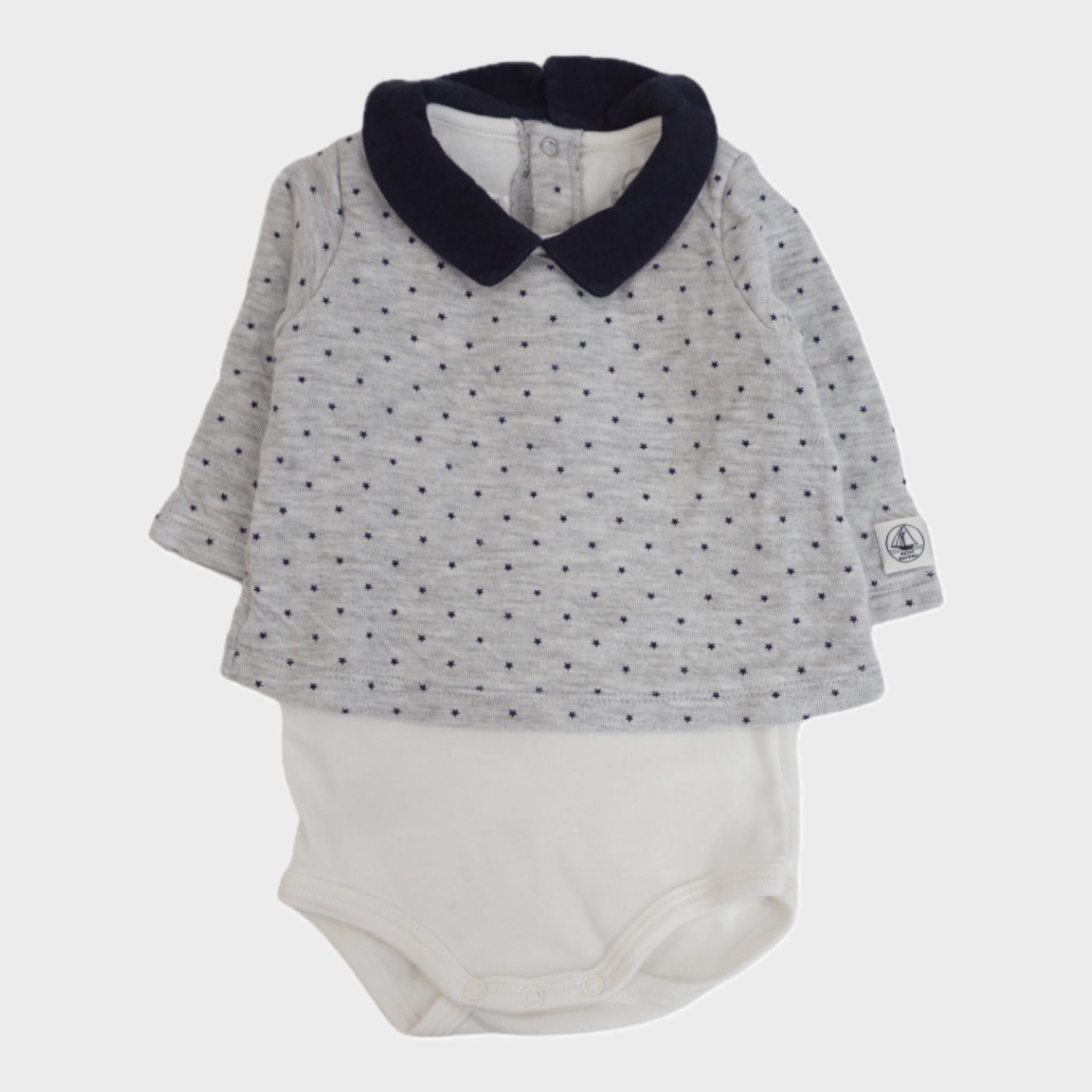 Body t-shirt Gris -3 mois