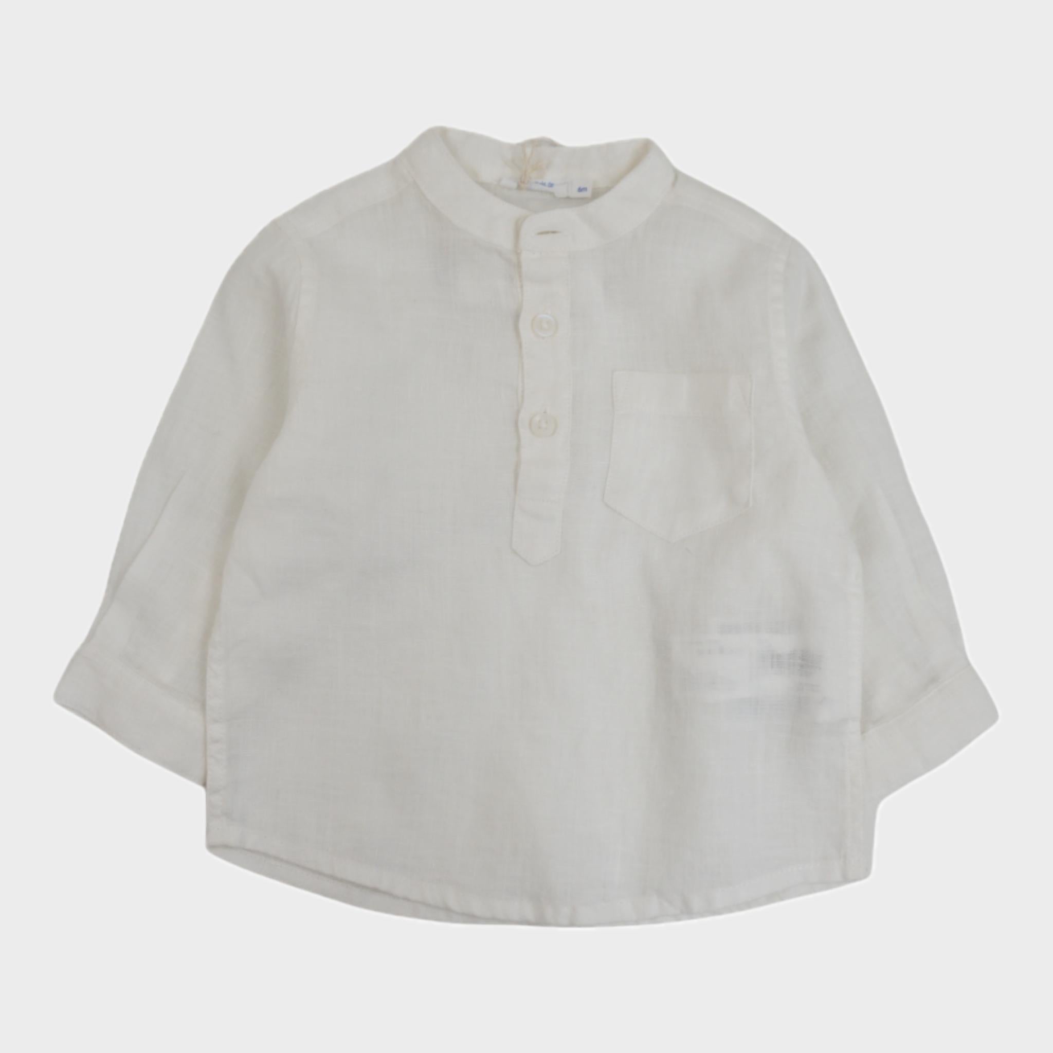 Blouse Ecru - 6 mois