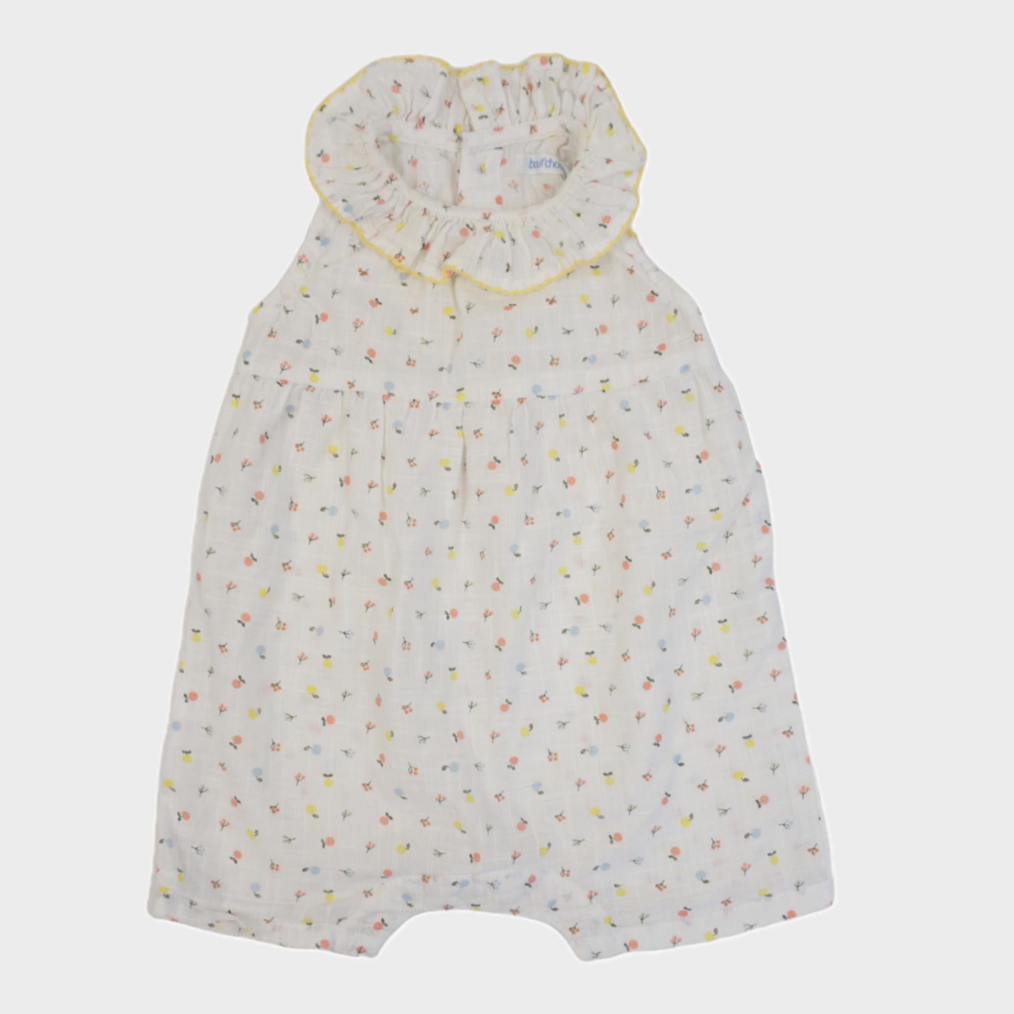 Combishort Blanc - 3 mois