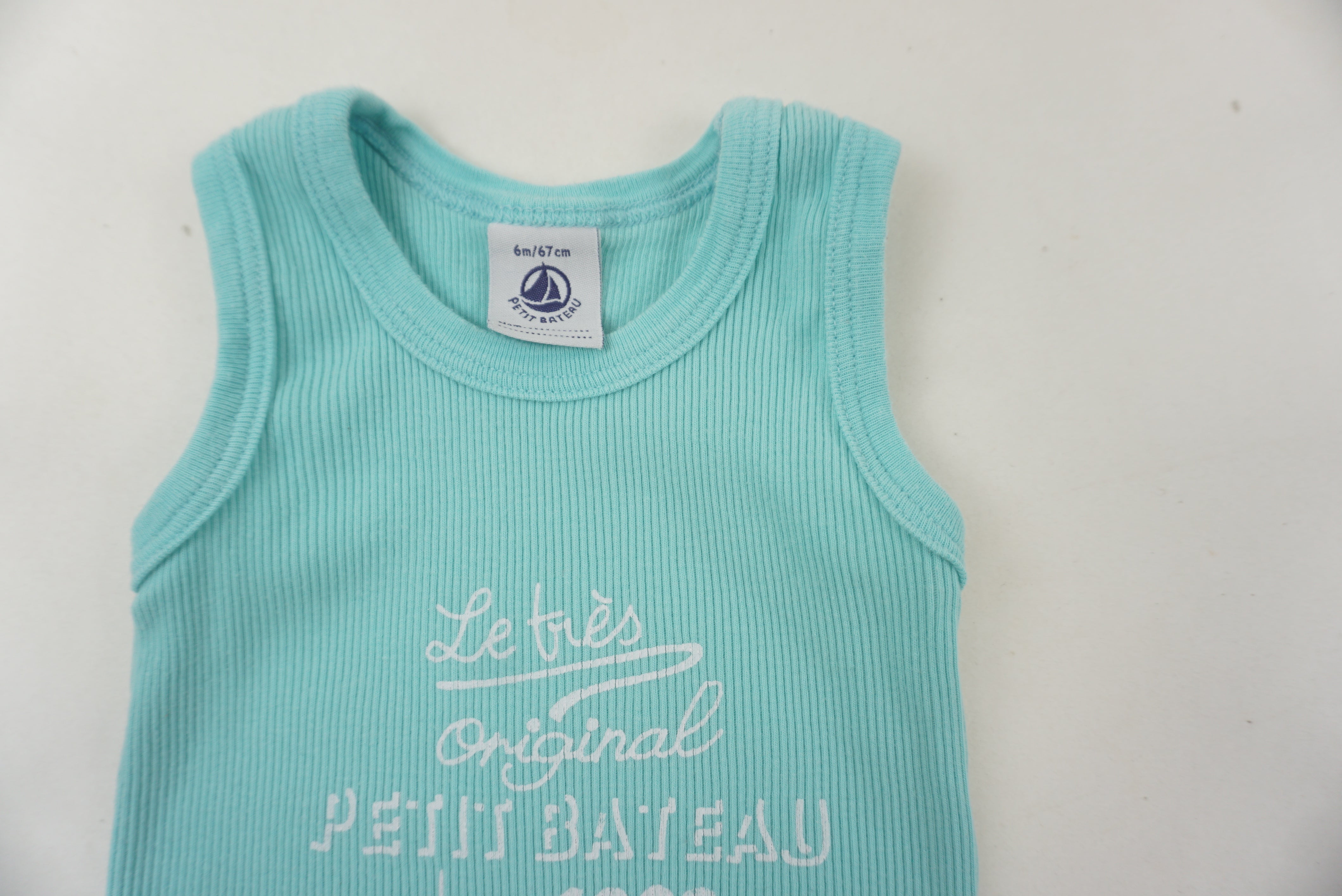 Débardeur Bleu - 6 mois