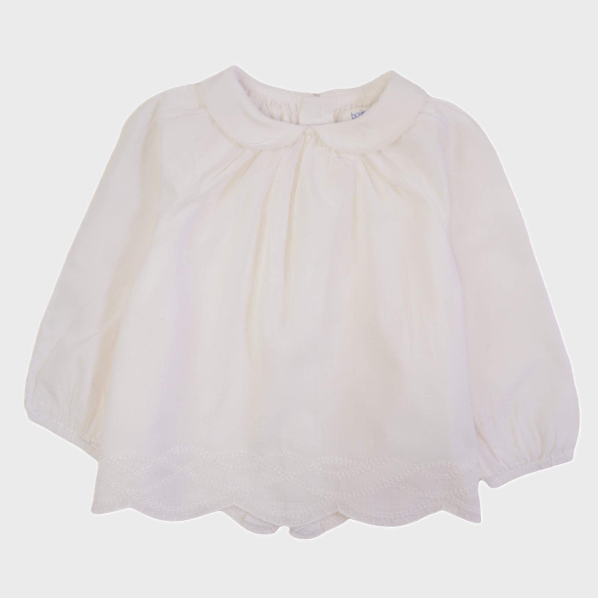 Blouse Blanc - 6 mois
