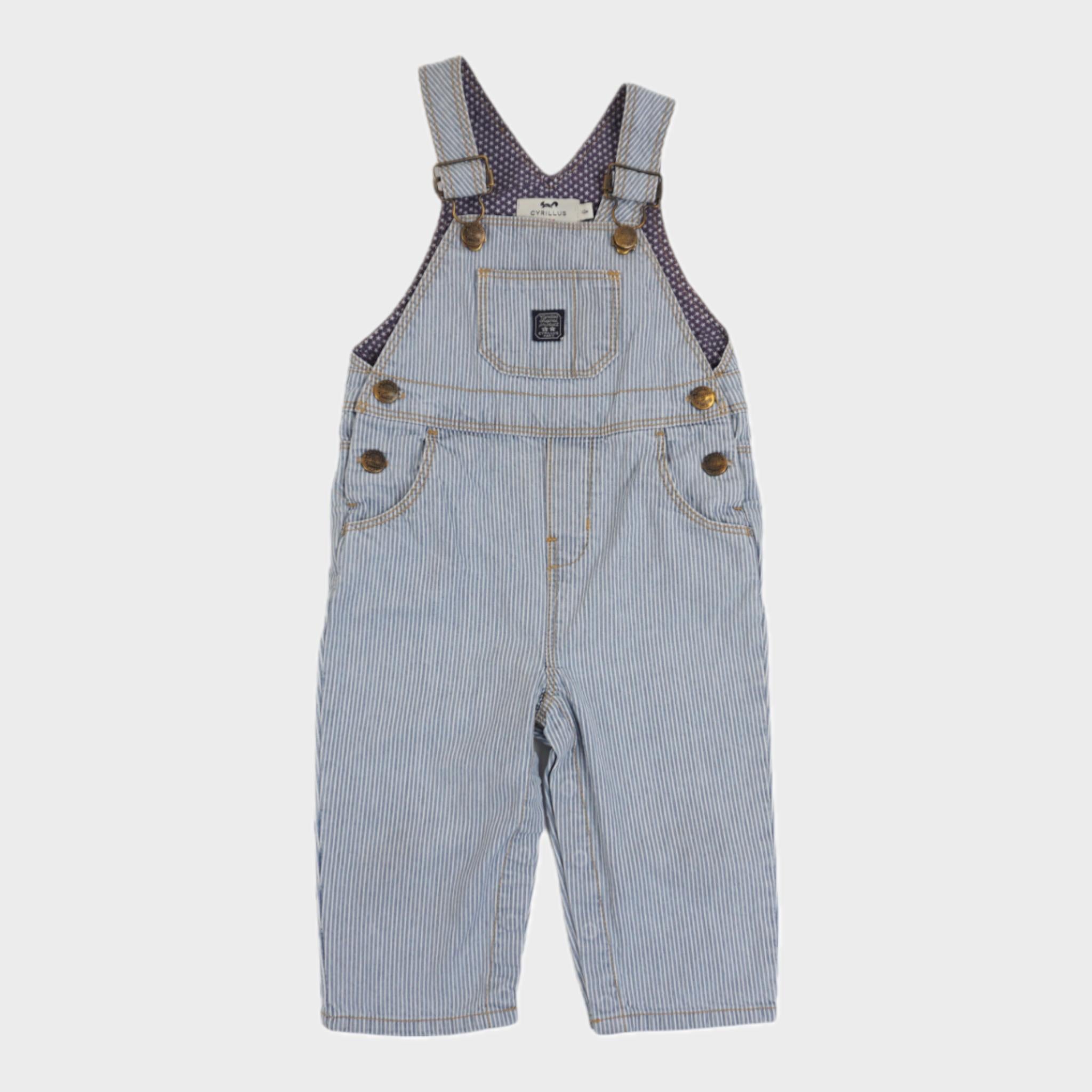 Salopette Bleu - 12 mois