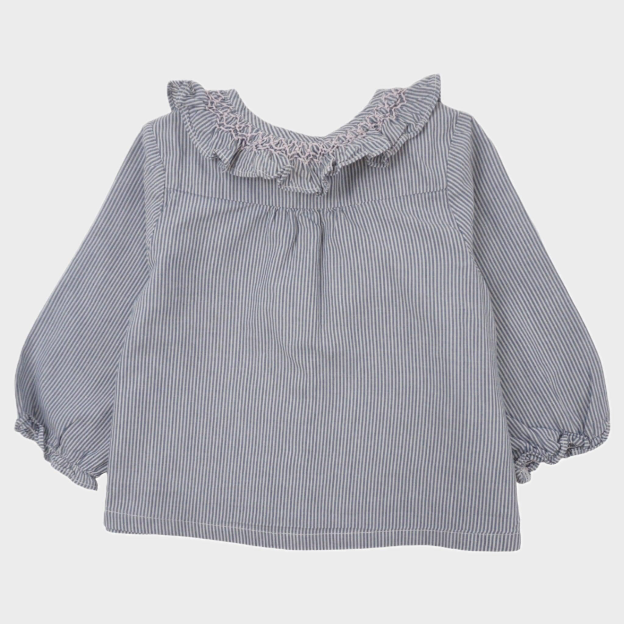 Blouse Bleu - 6 mois