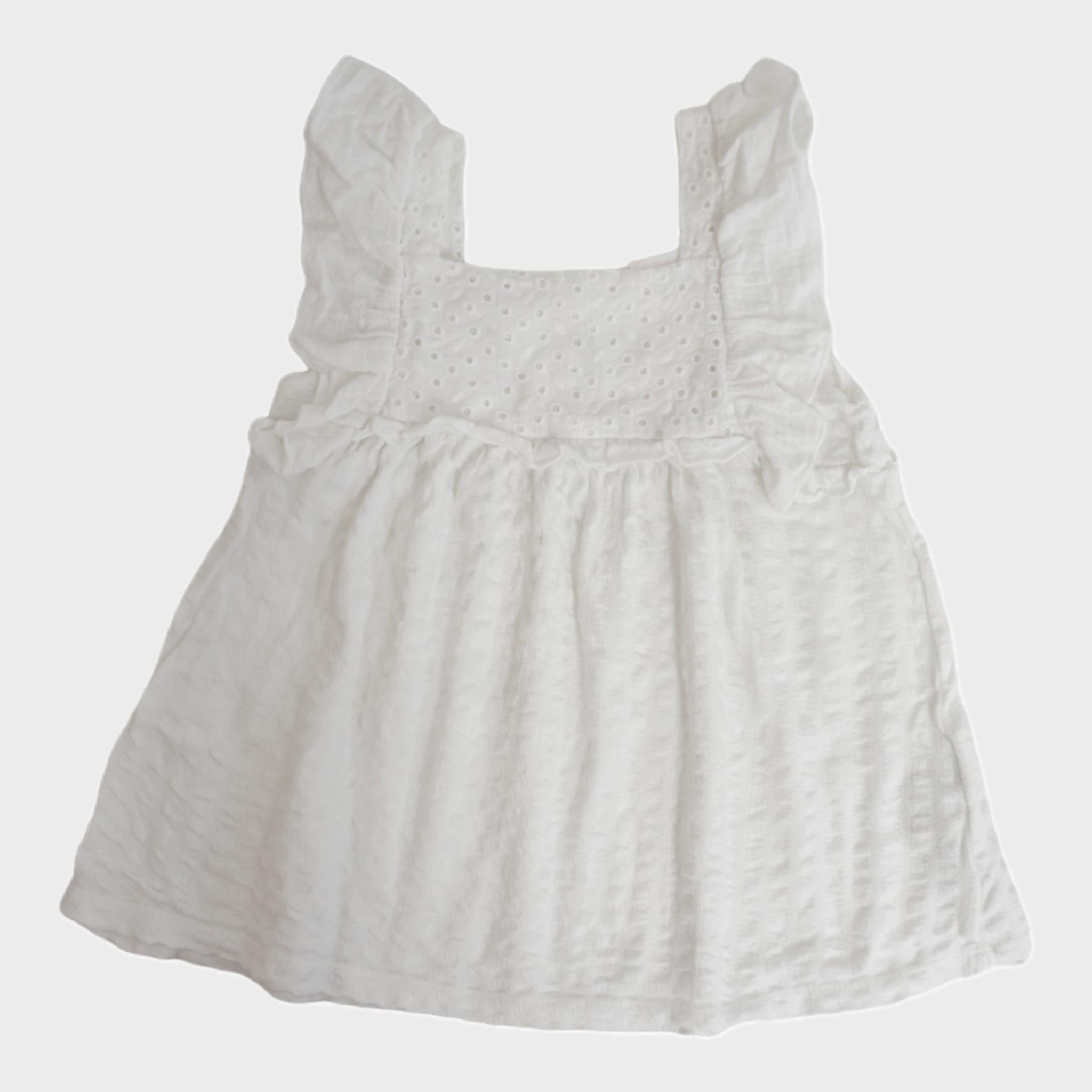 Robe Blanc - 12/18 mois