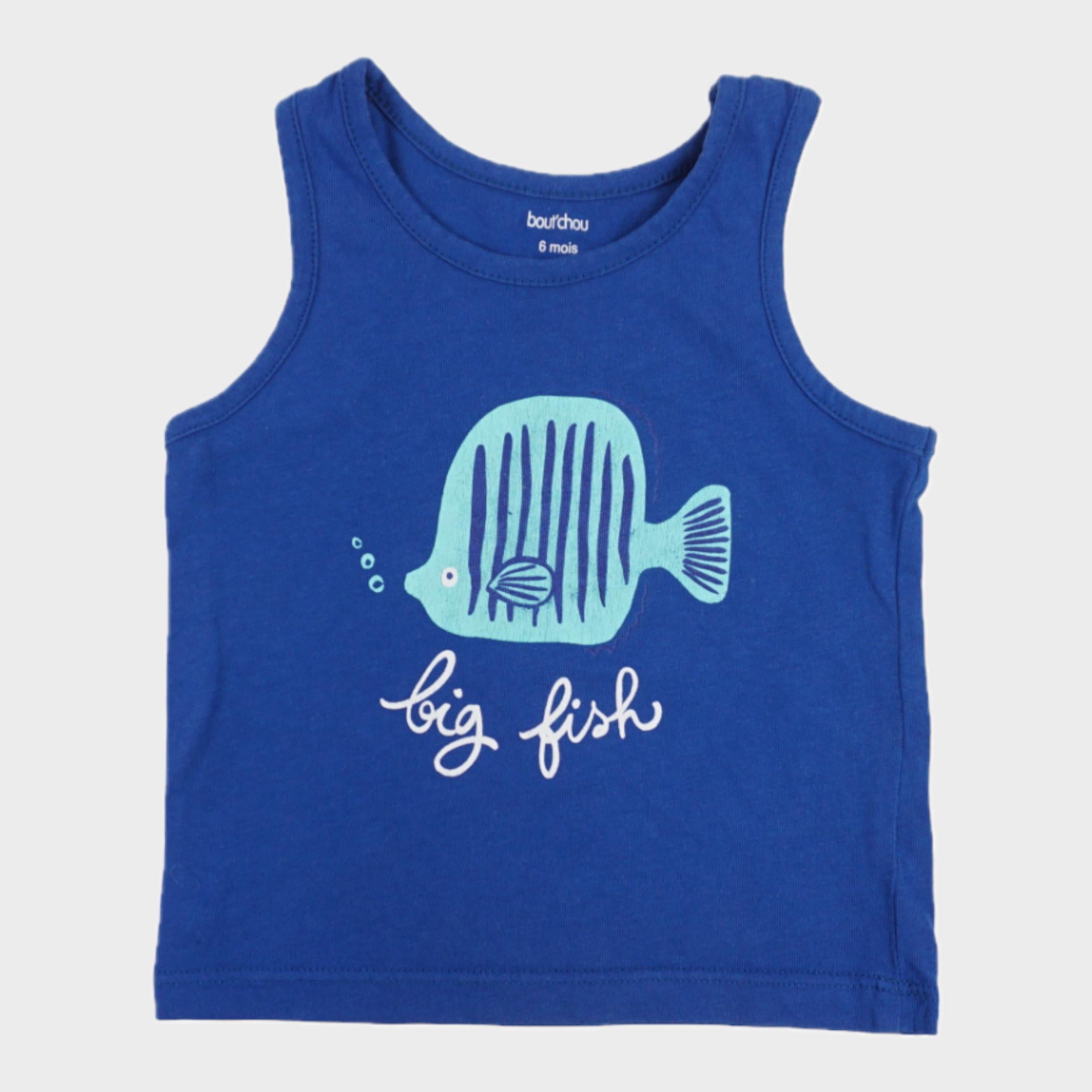 Débardeur Bleu - 6 mois
