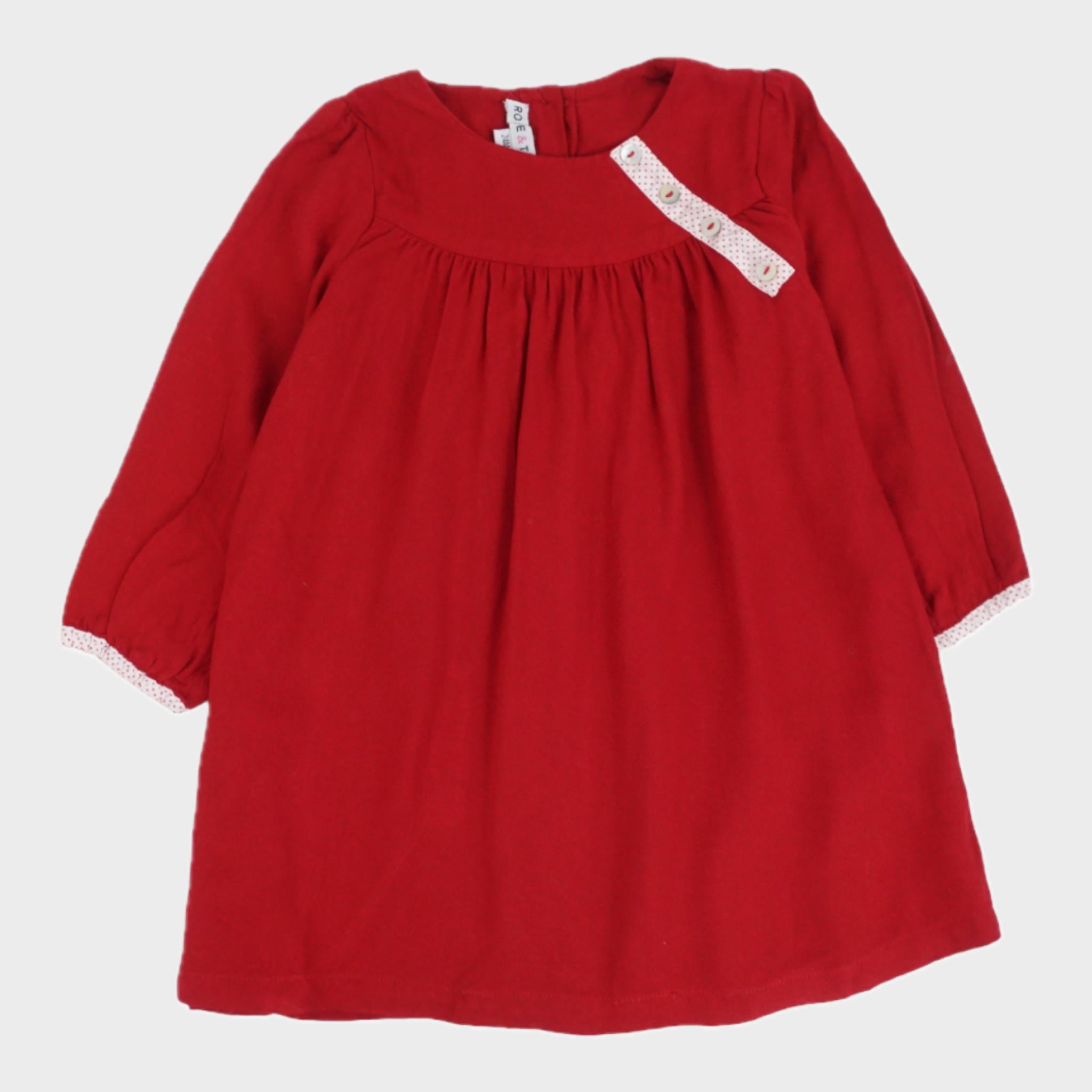 Robe Rouge - 24 mois