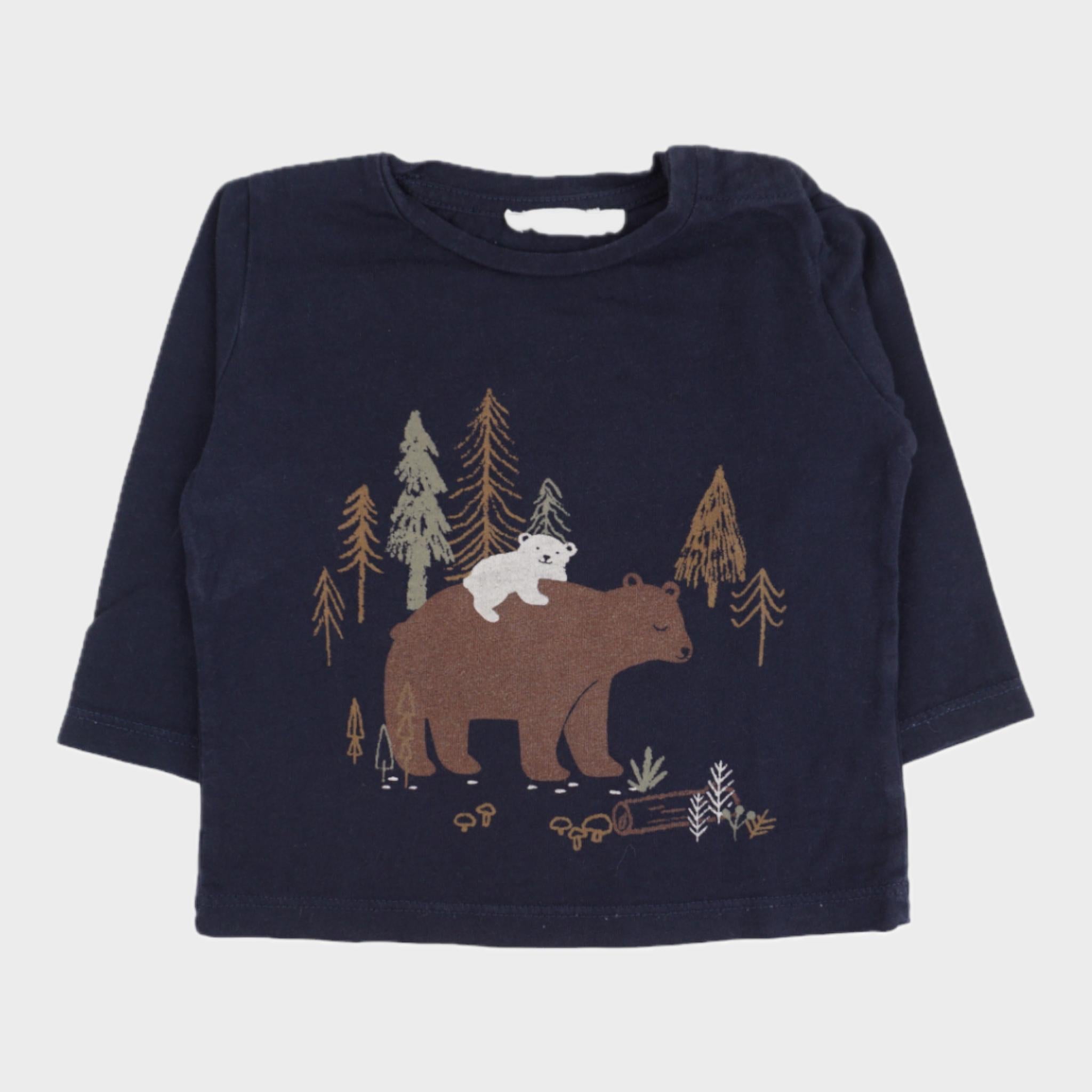 T-shirt Bleu - 6 mois