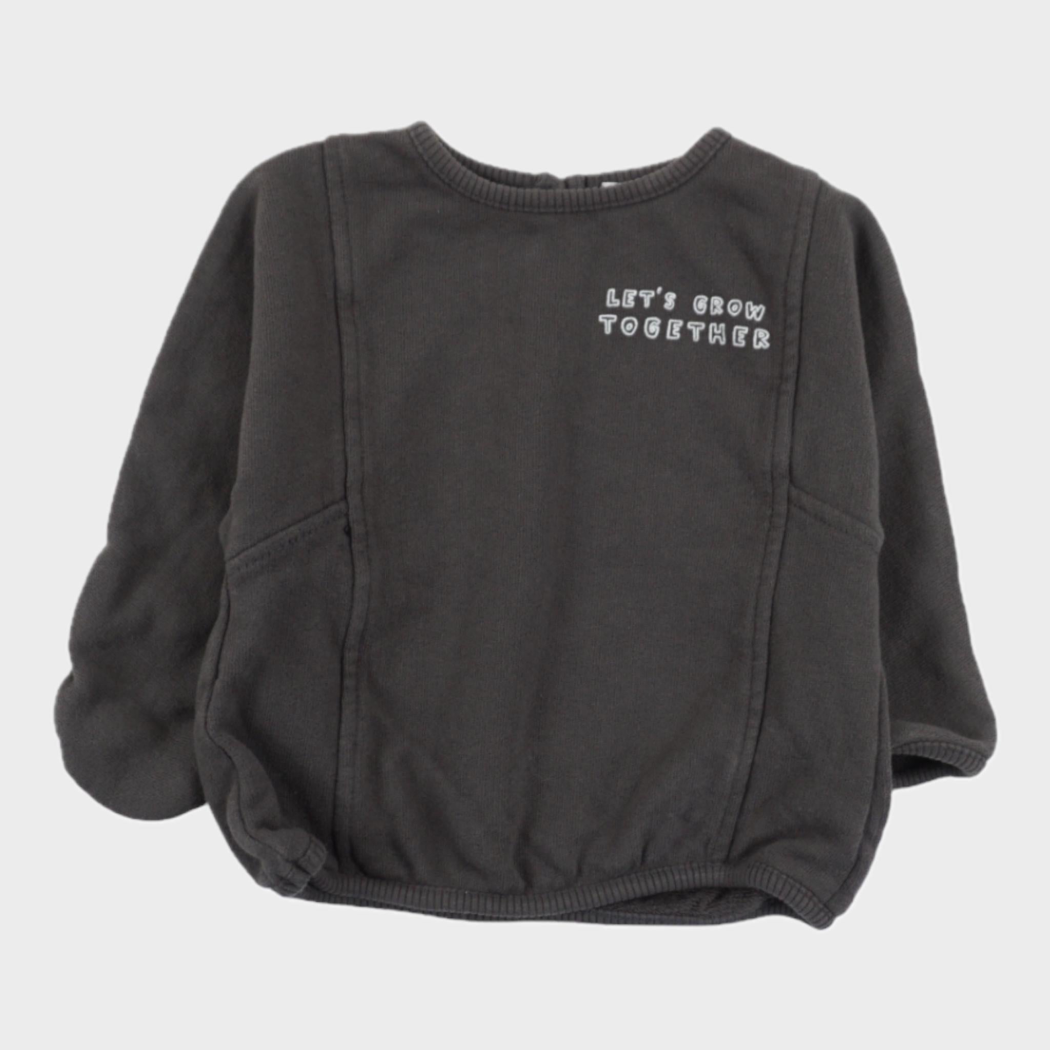 Sweat Marron - 1/3 mois