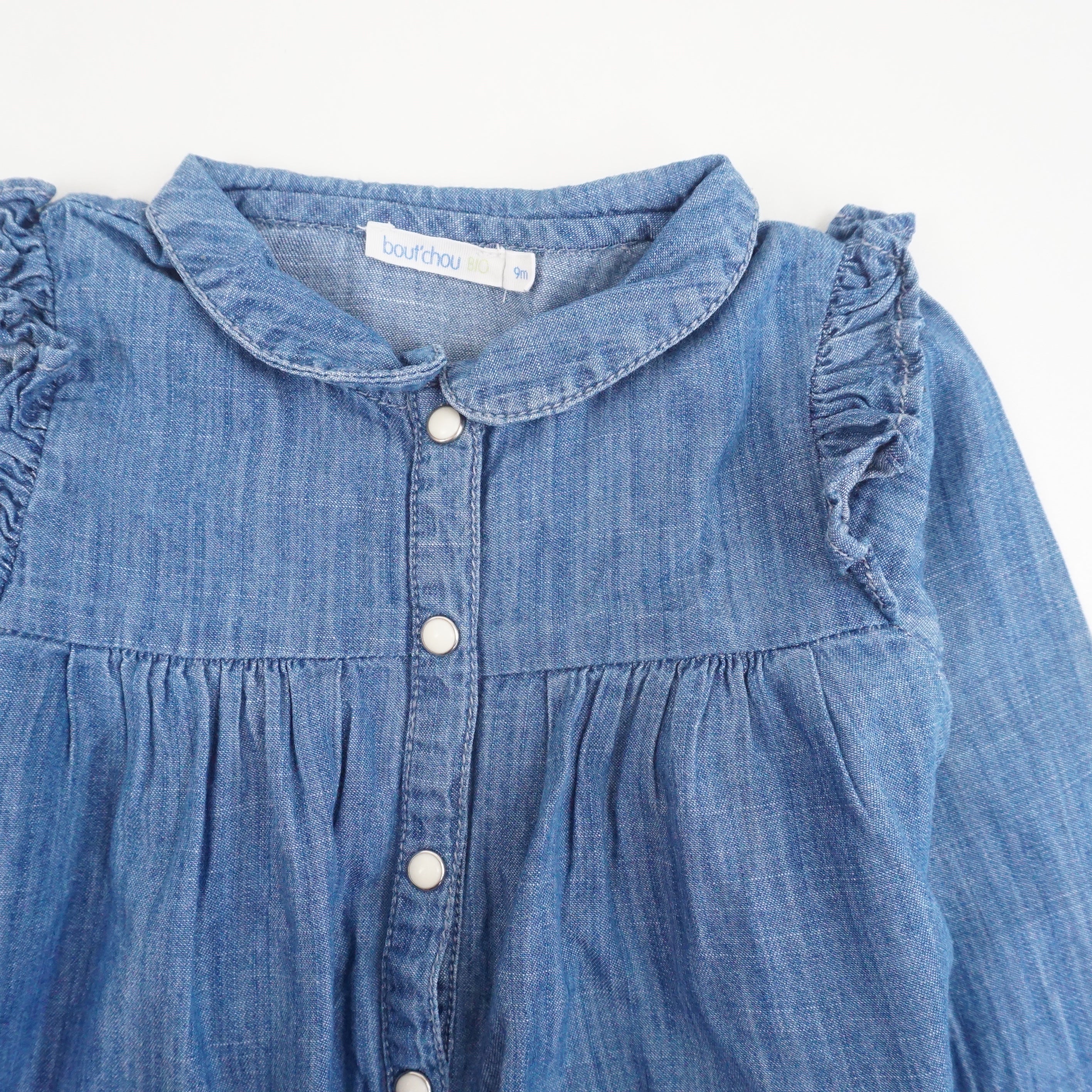 Chemise Bleu - 9 mois