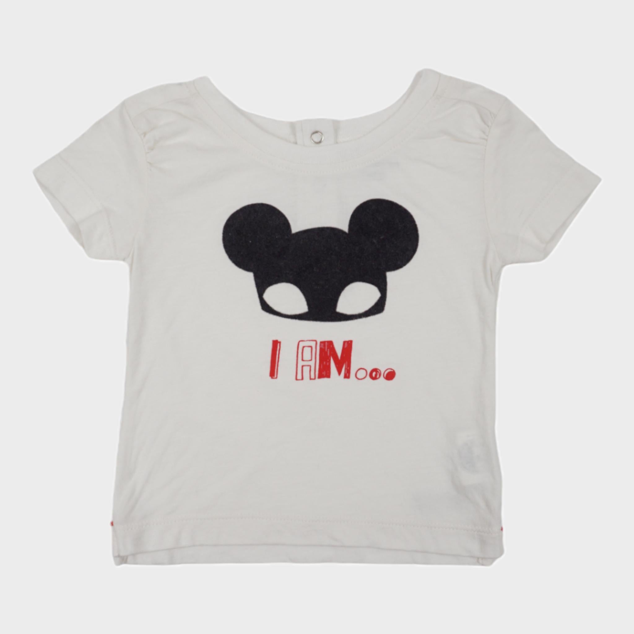 T-shirt Blanc - 6 mois