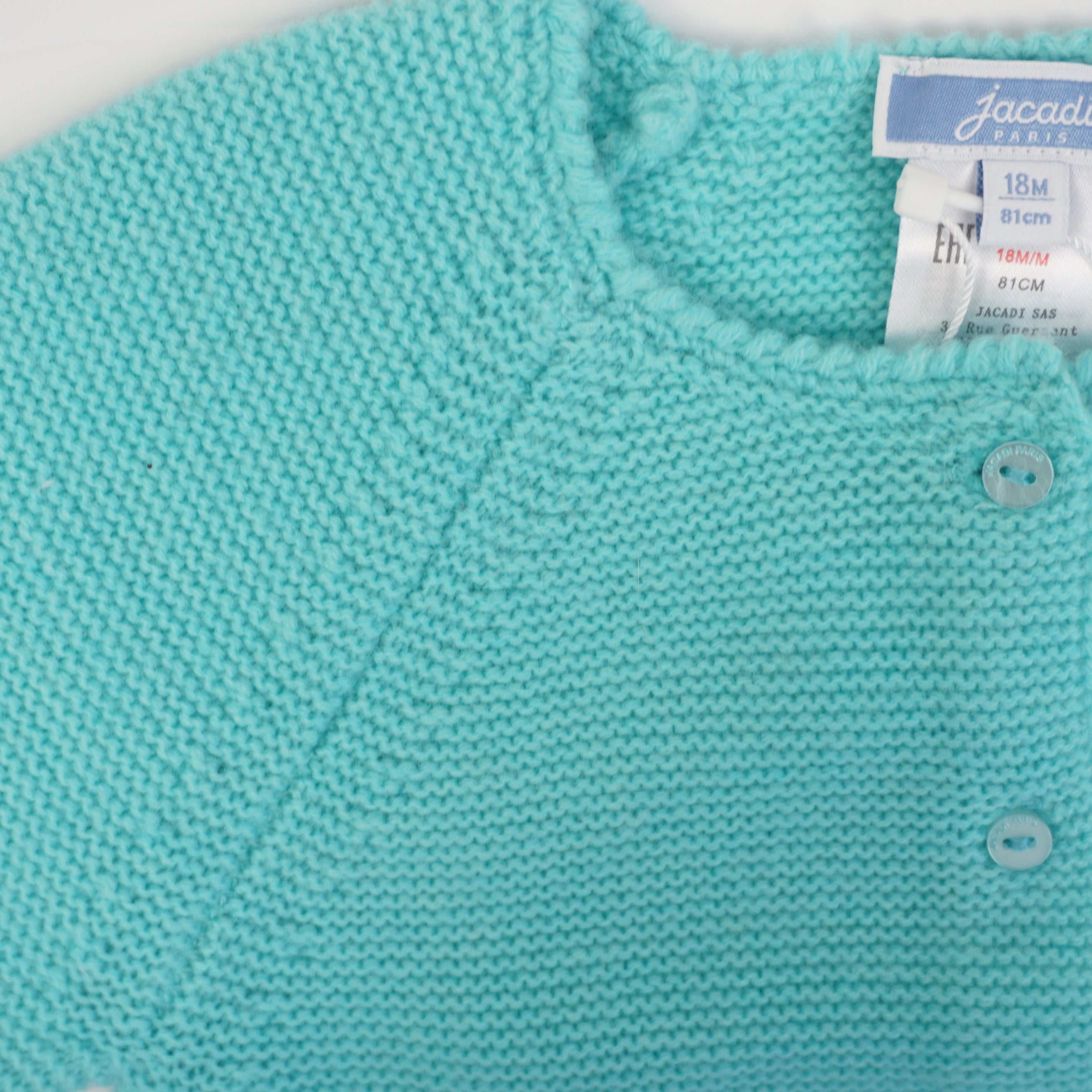 Gilet Vert - 18 mois