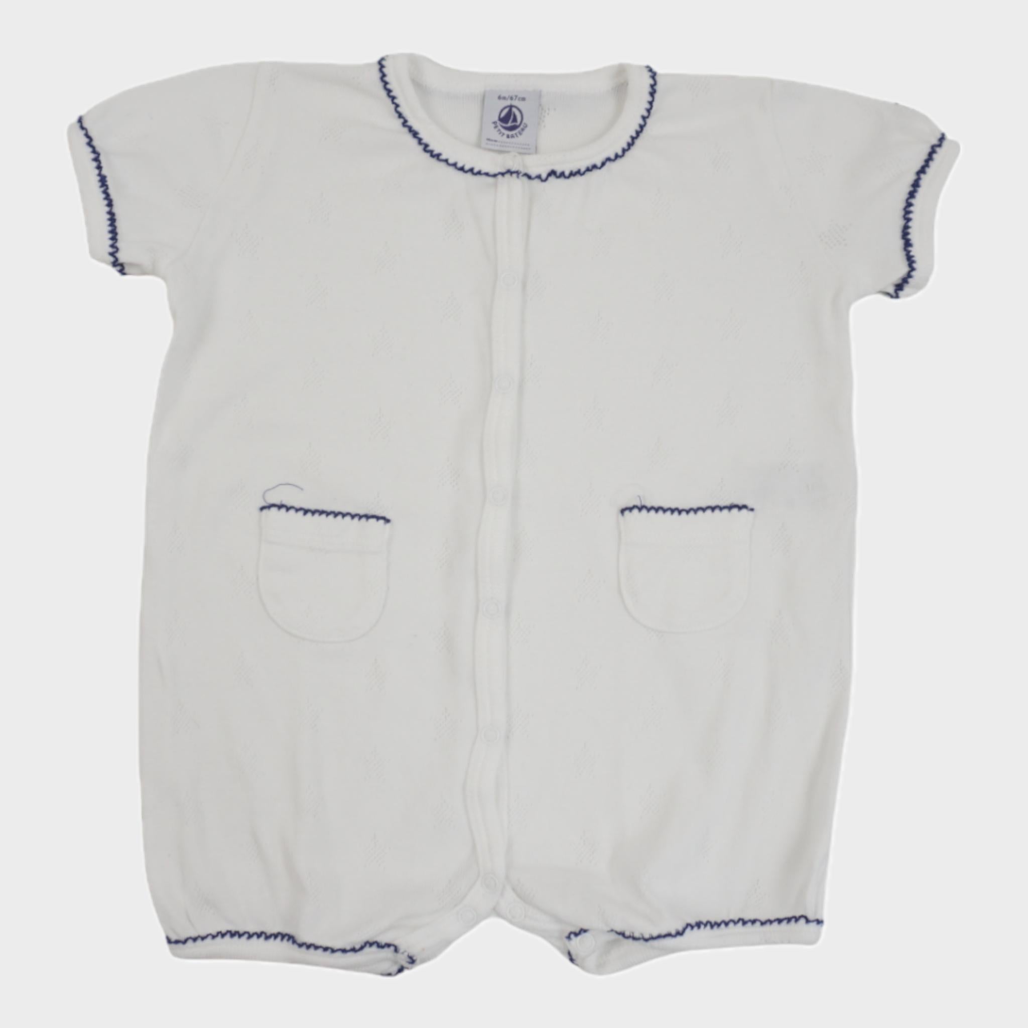 Pyjama Blanc - 6 mois