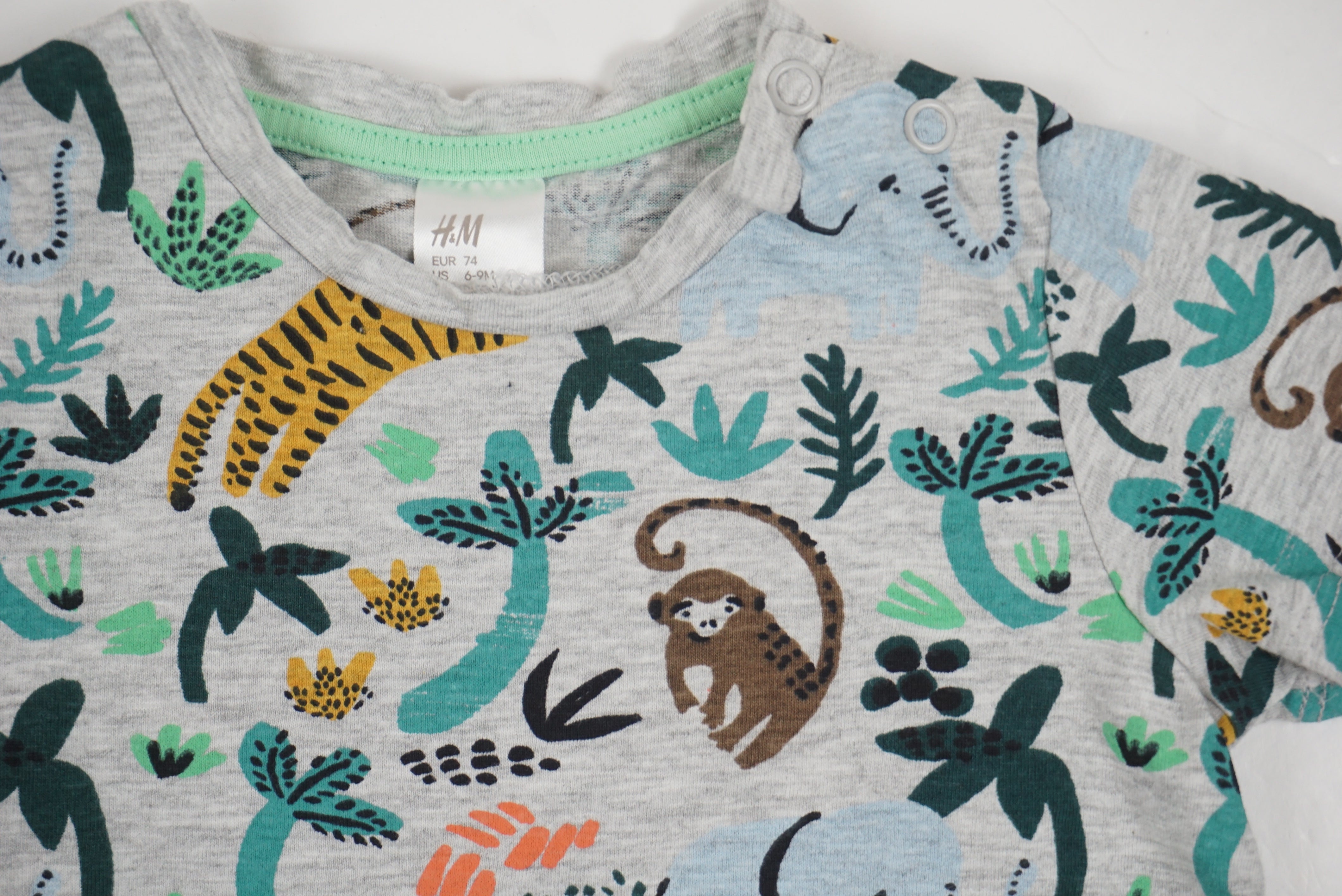 T-shirt Gris - 6/9 mois