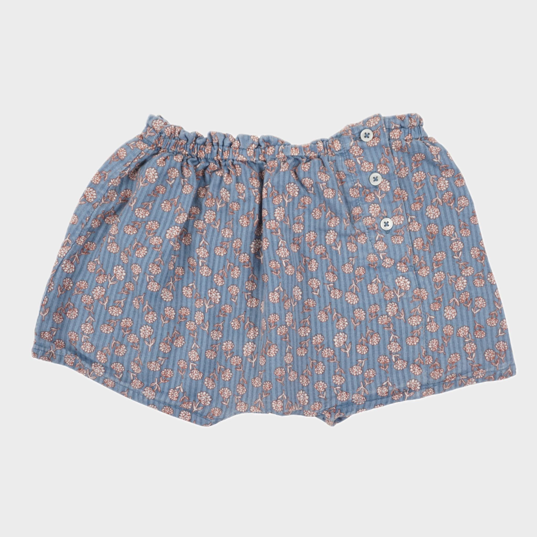Short Bleu - 12 mois