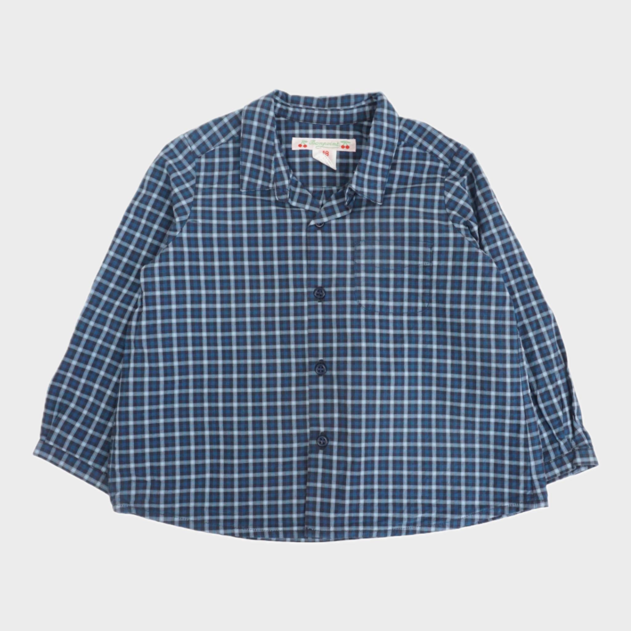 Chemise Bleu - 18 mois