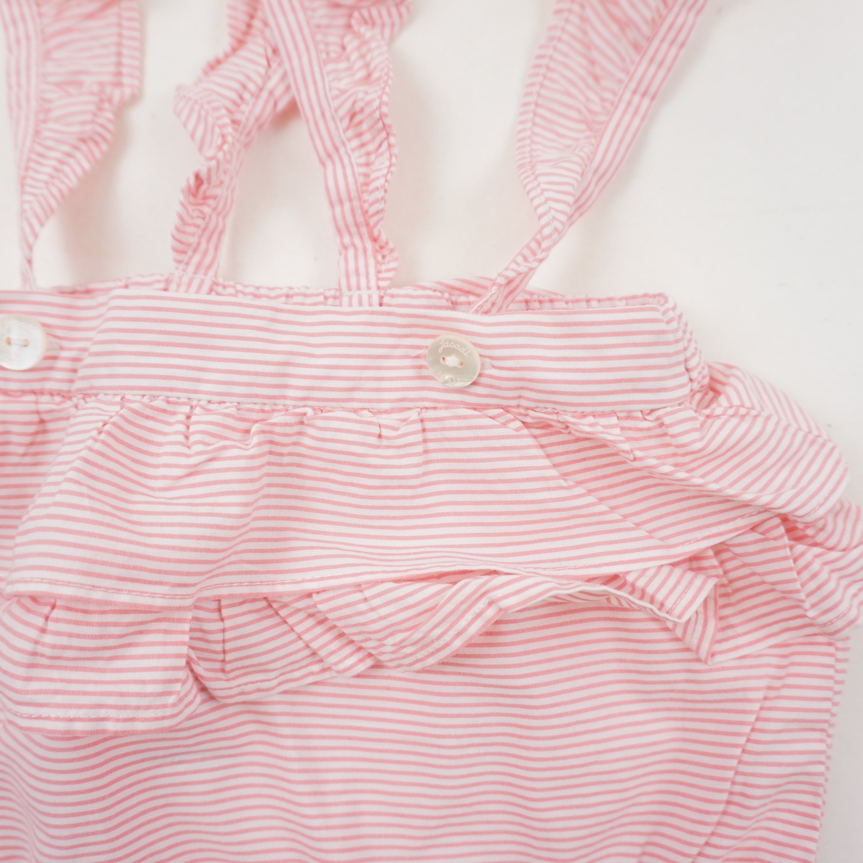 Bloomer à bretelles Rose - 12 mois