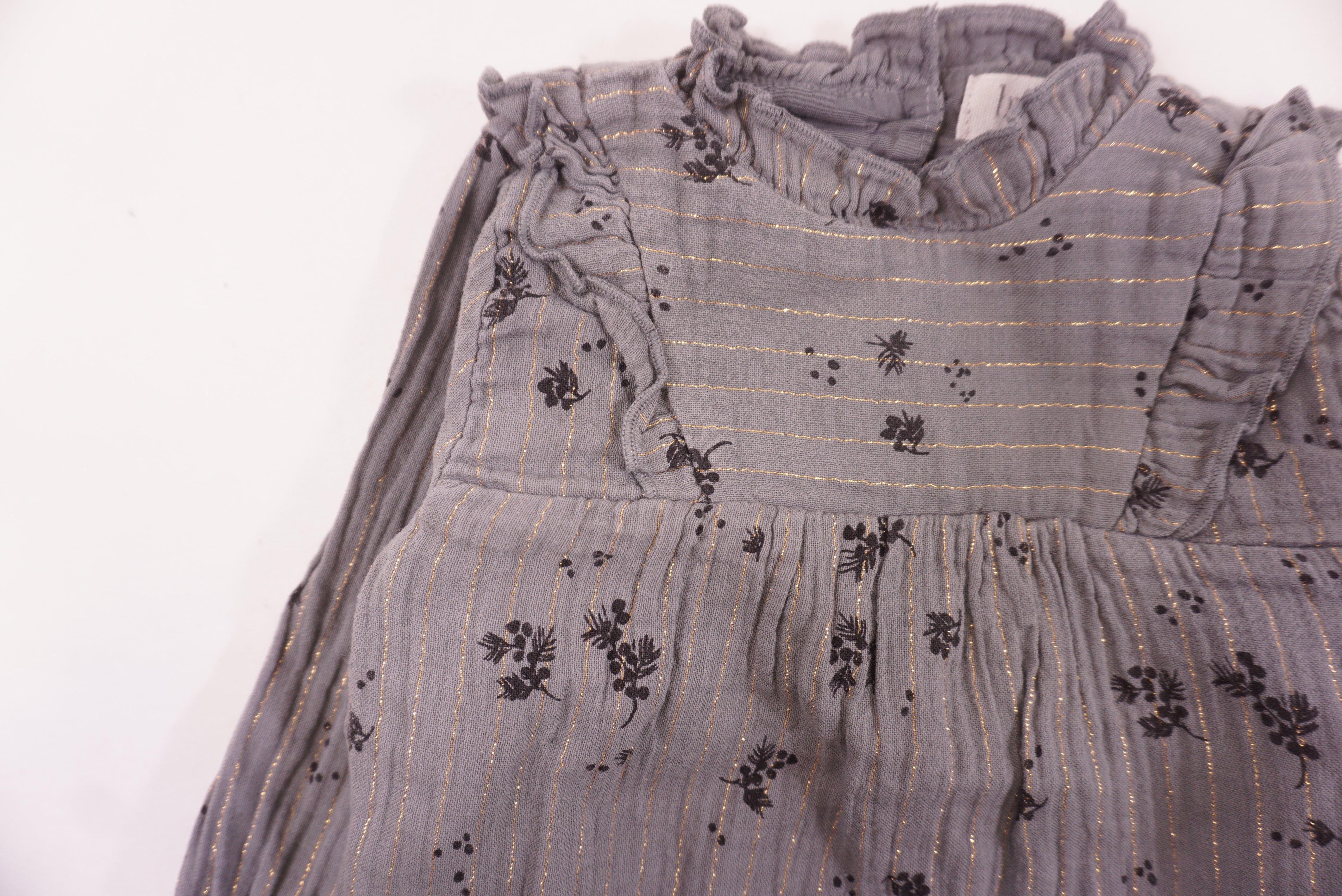 Robe Bleu Gris - 3 mois