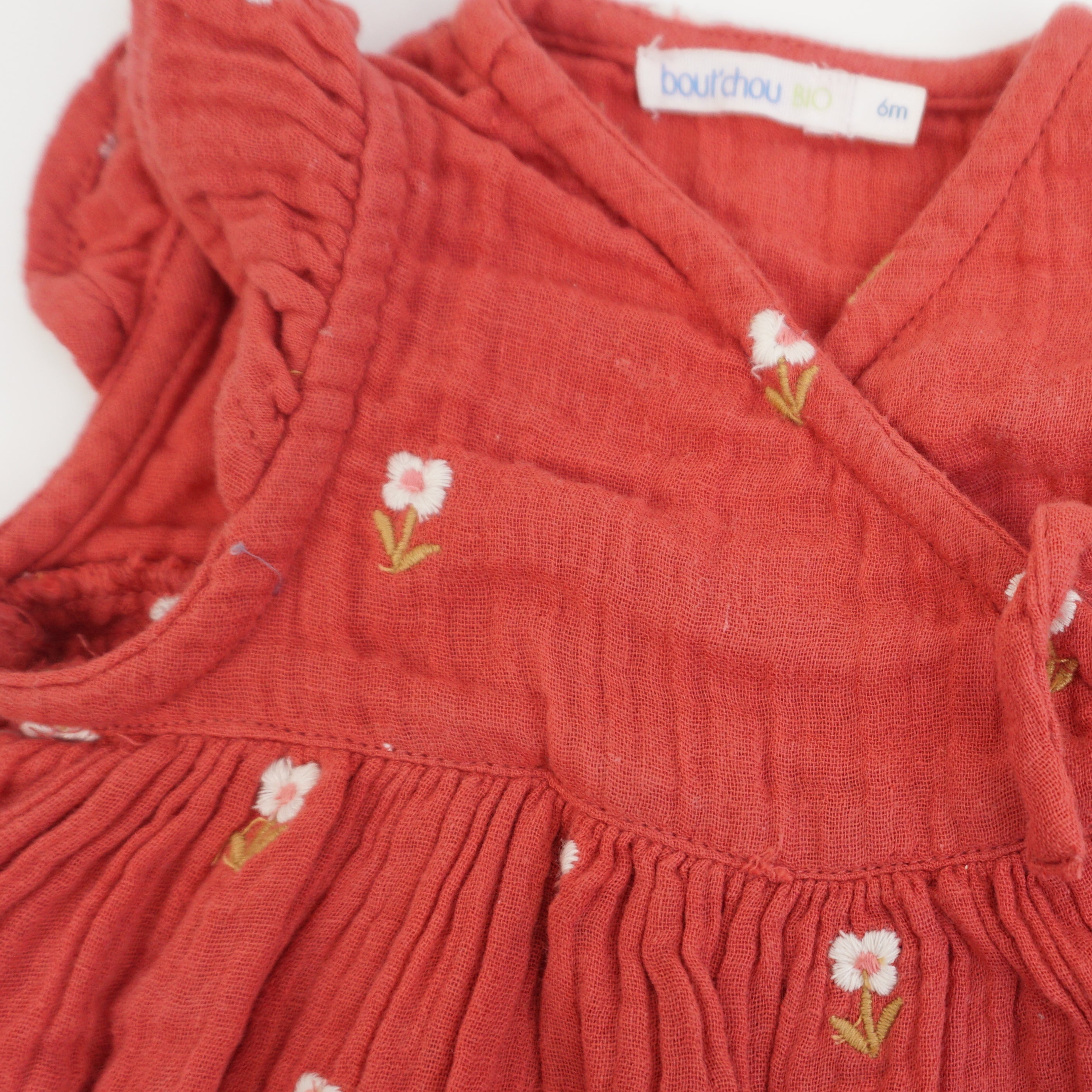 Robe Framboise - 6 mois