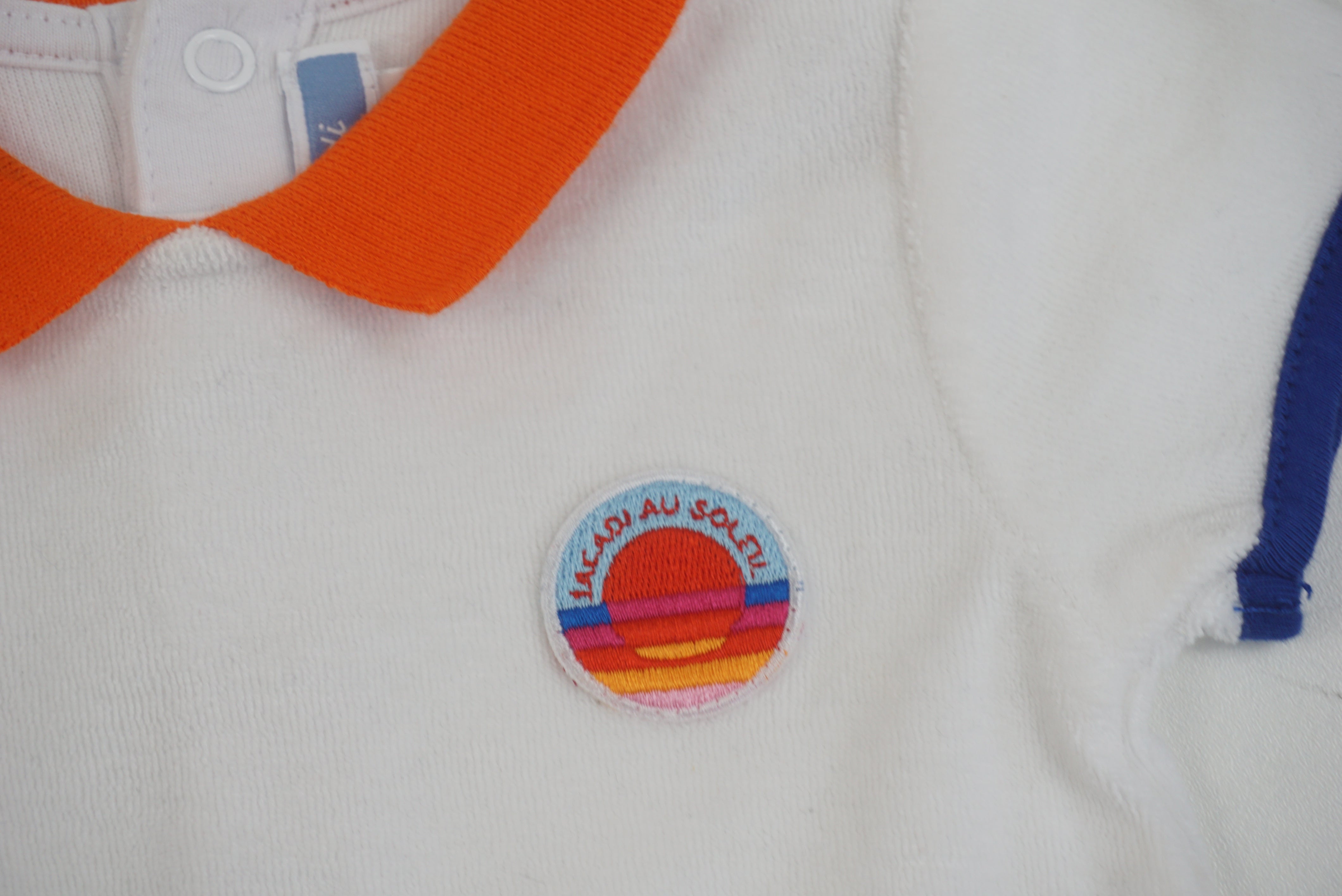 Combishort Blanc - 3 mois