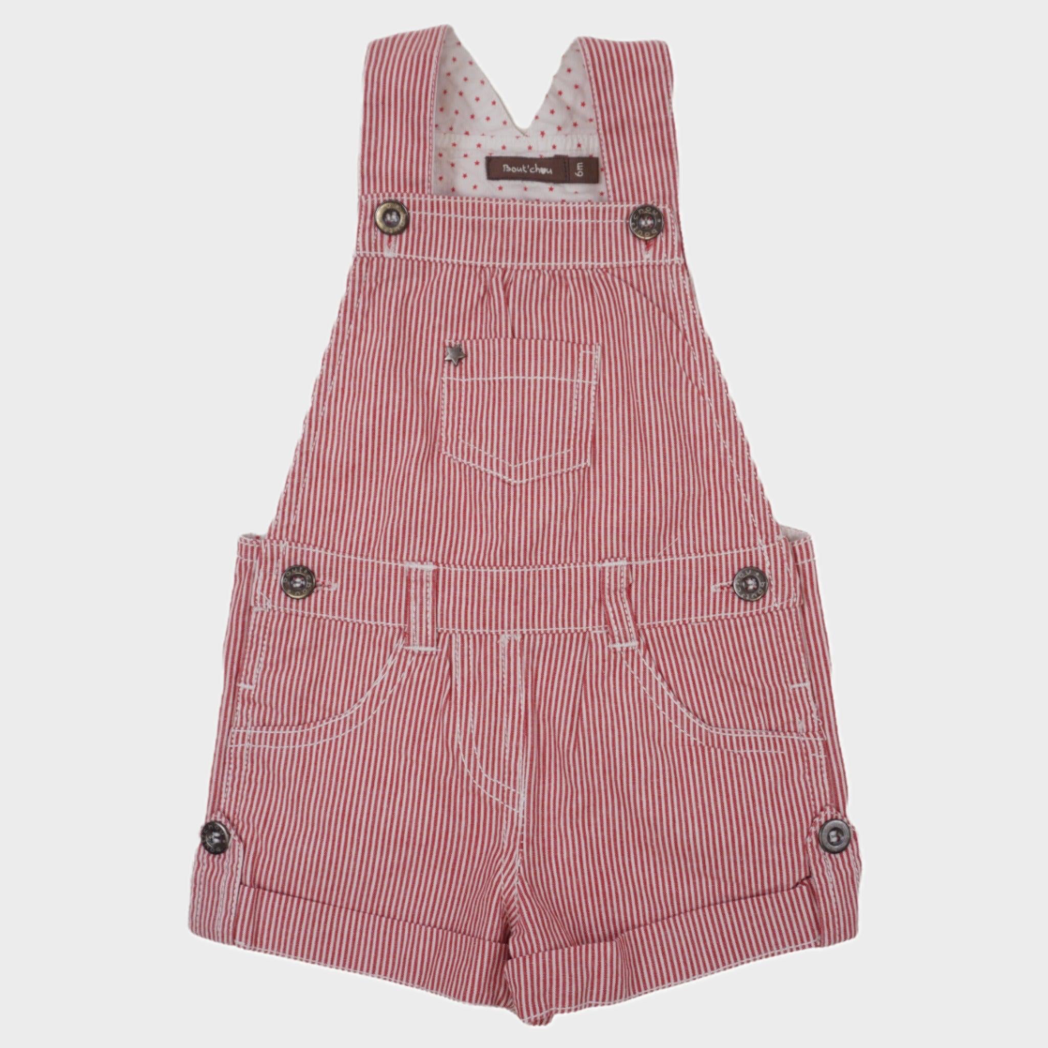 Salopette Rouge - 6 mois