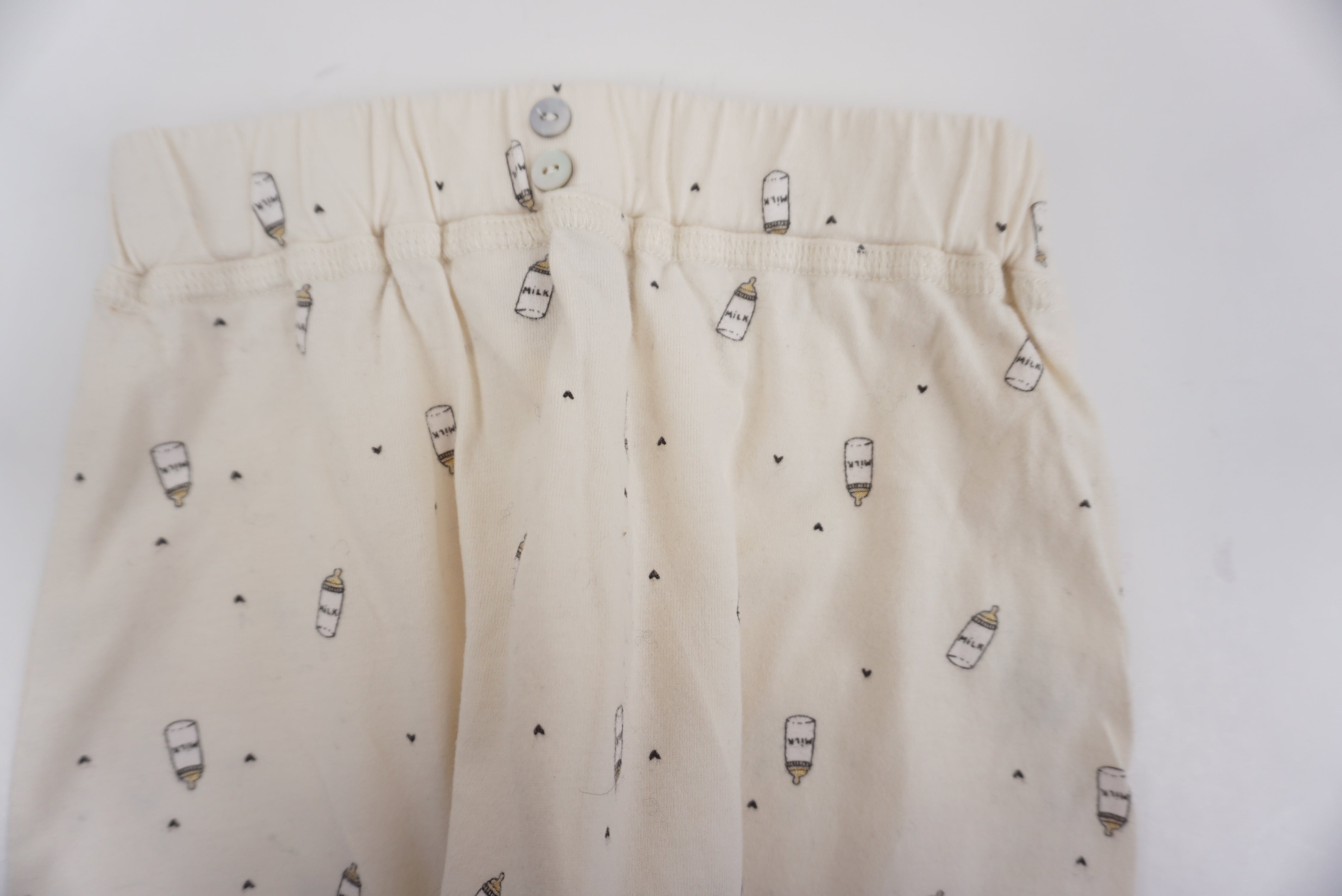 Pantalon Ecru - 6 mois