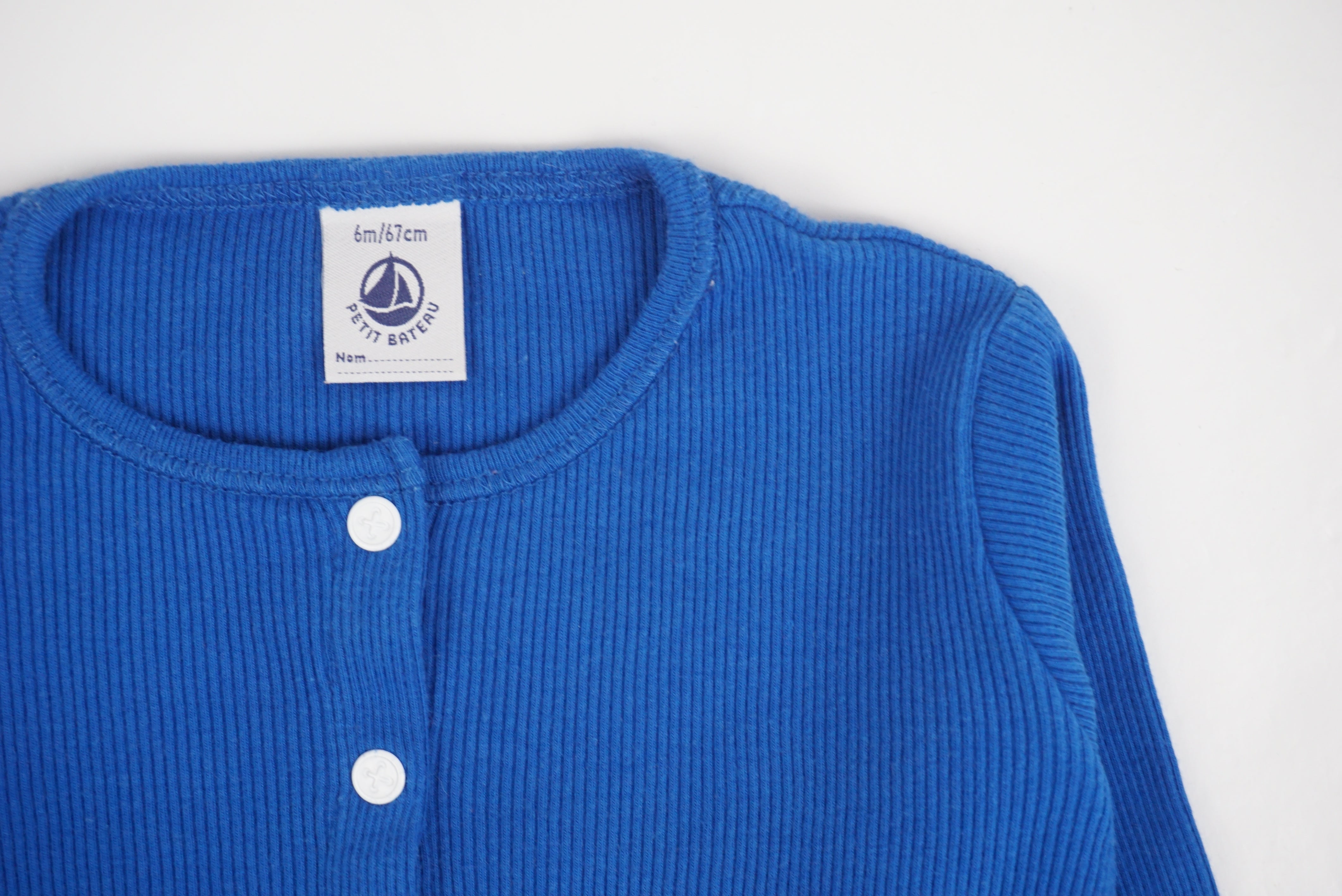 Gilet Bleu - 6 mois