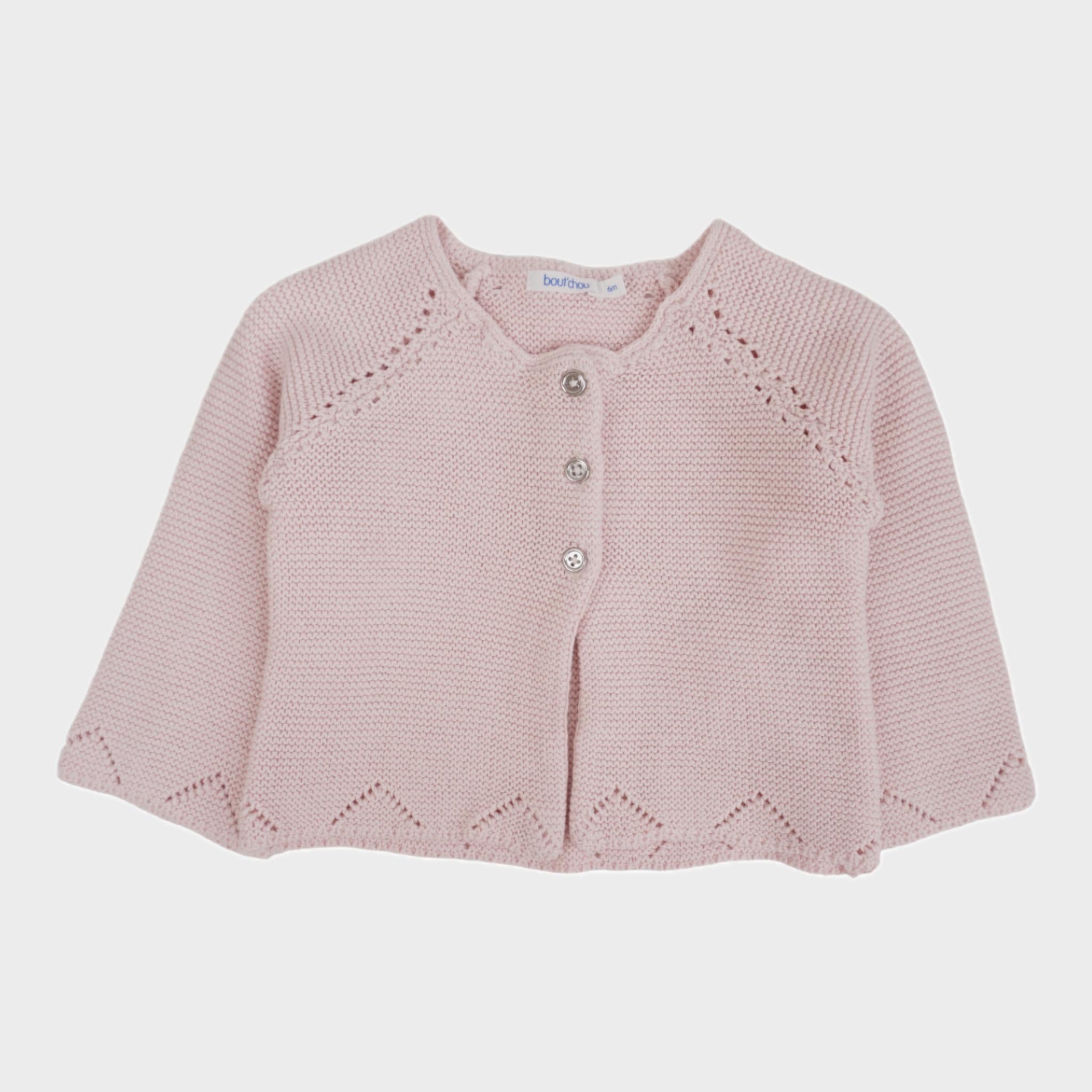 Gilet Rose - 6 mois