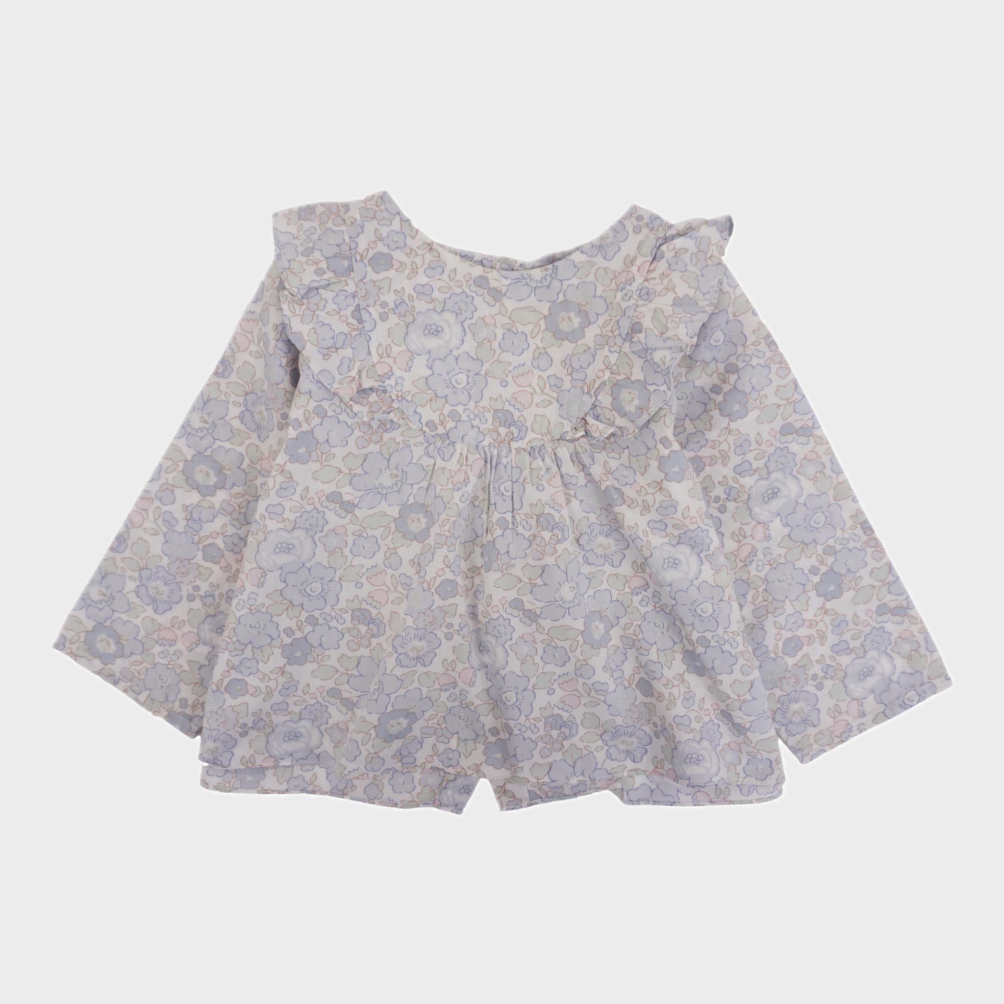 Blouse Bleu - 12 mois