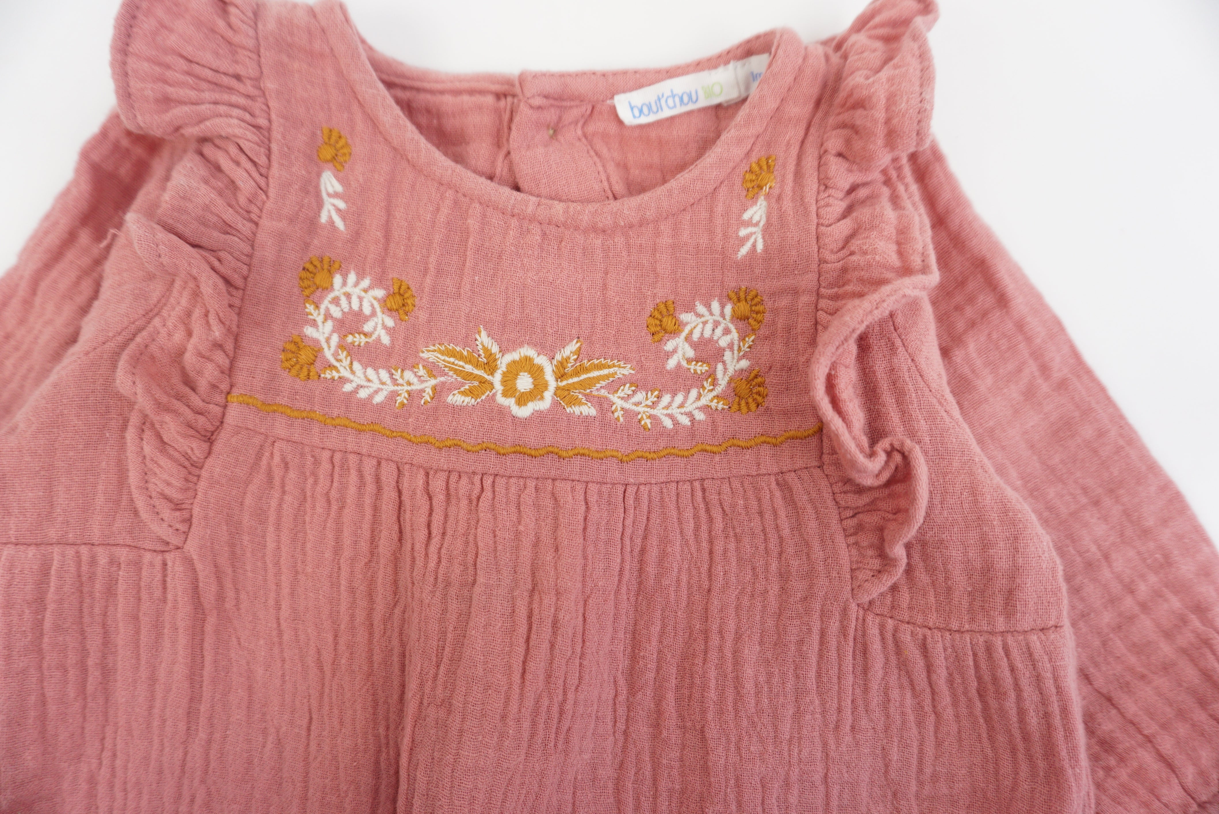 Combinaison Rose - 1 mois