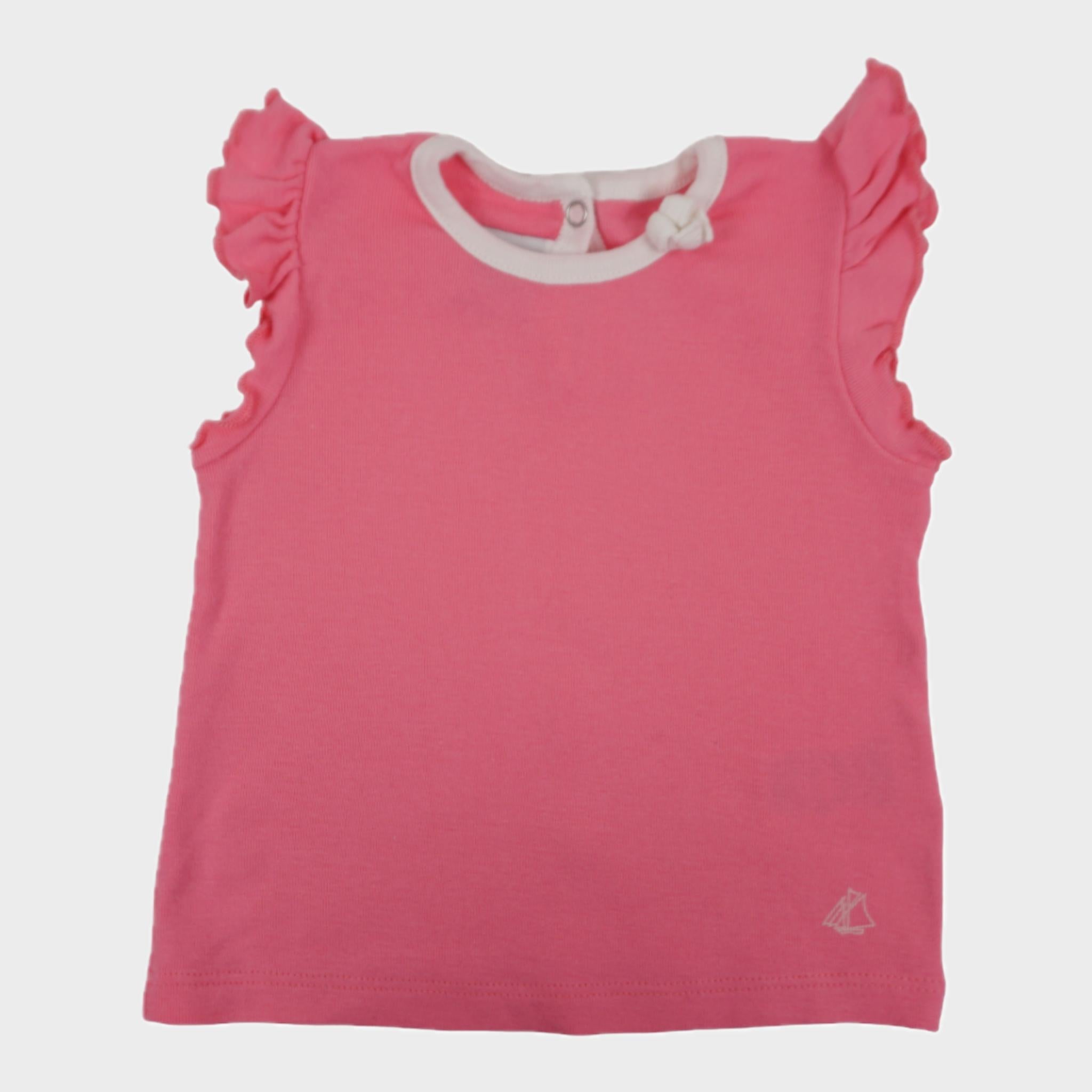 T-shirt Rose - 6 mois