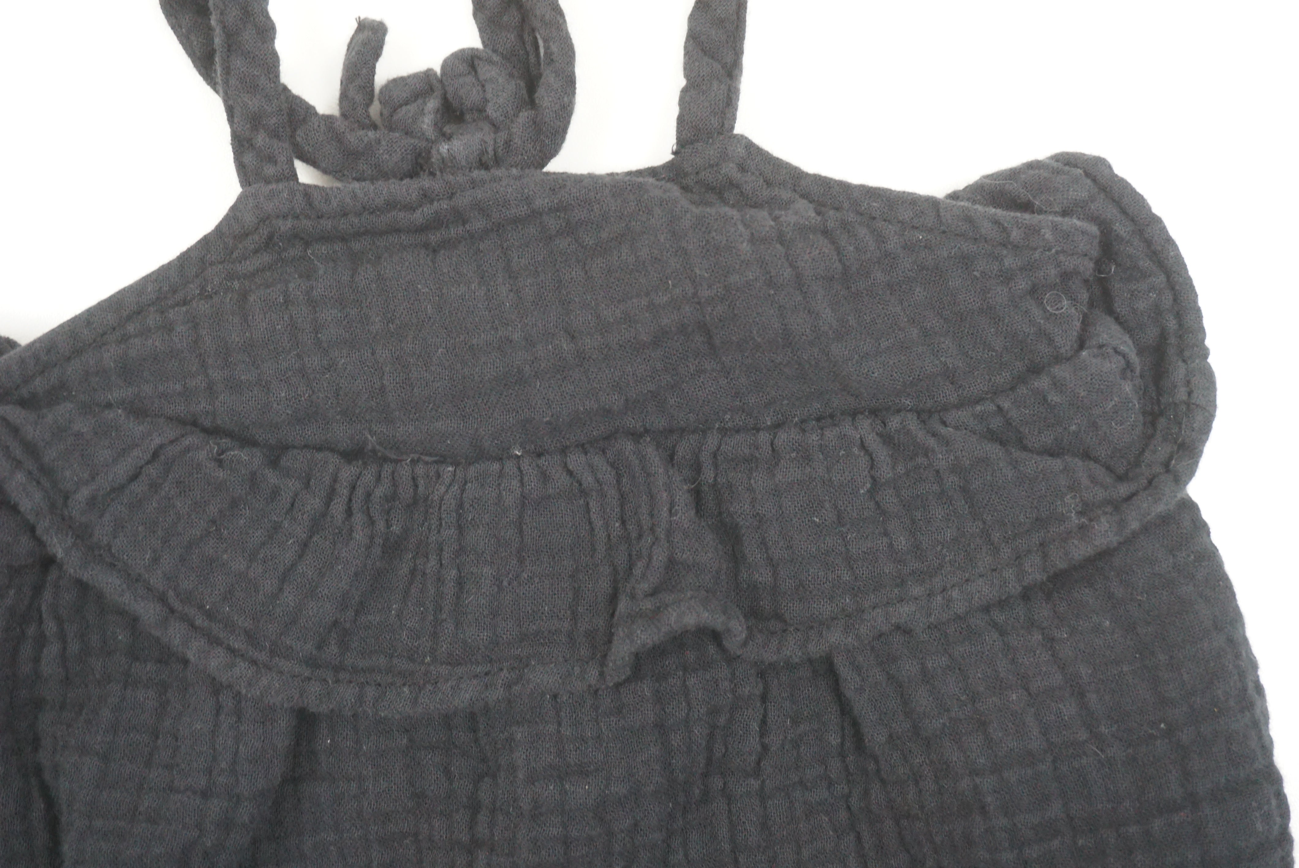 Barboteuse Noir - 3/6 mois