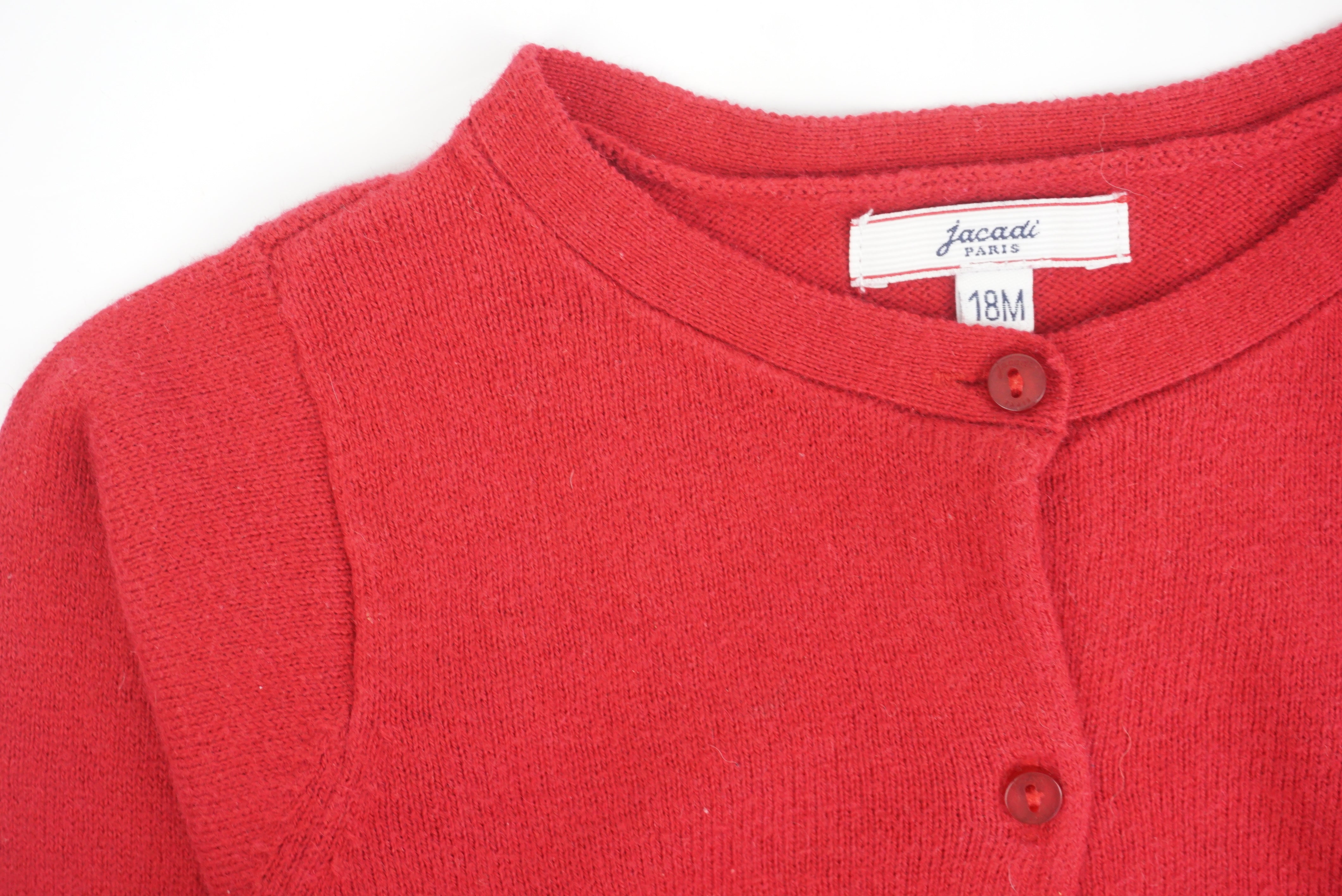 Gilet Rouge - 18 mois