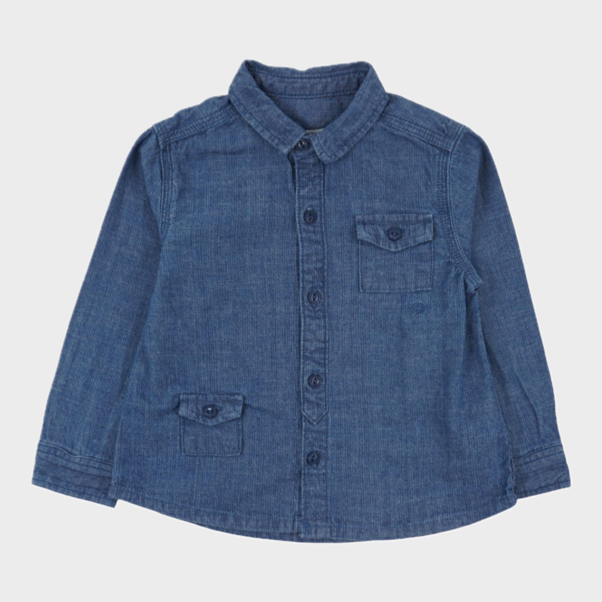 Chemise Bleu - 18 mois