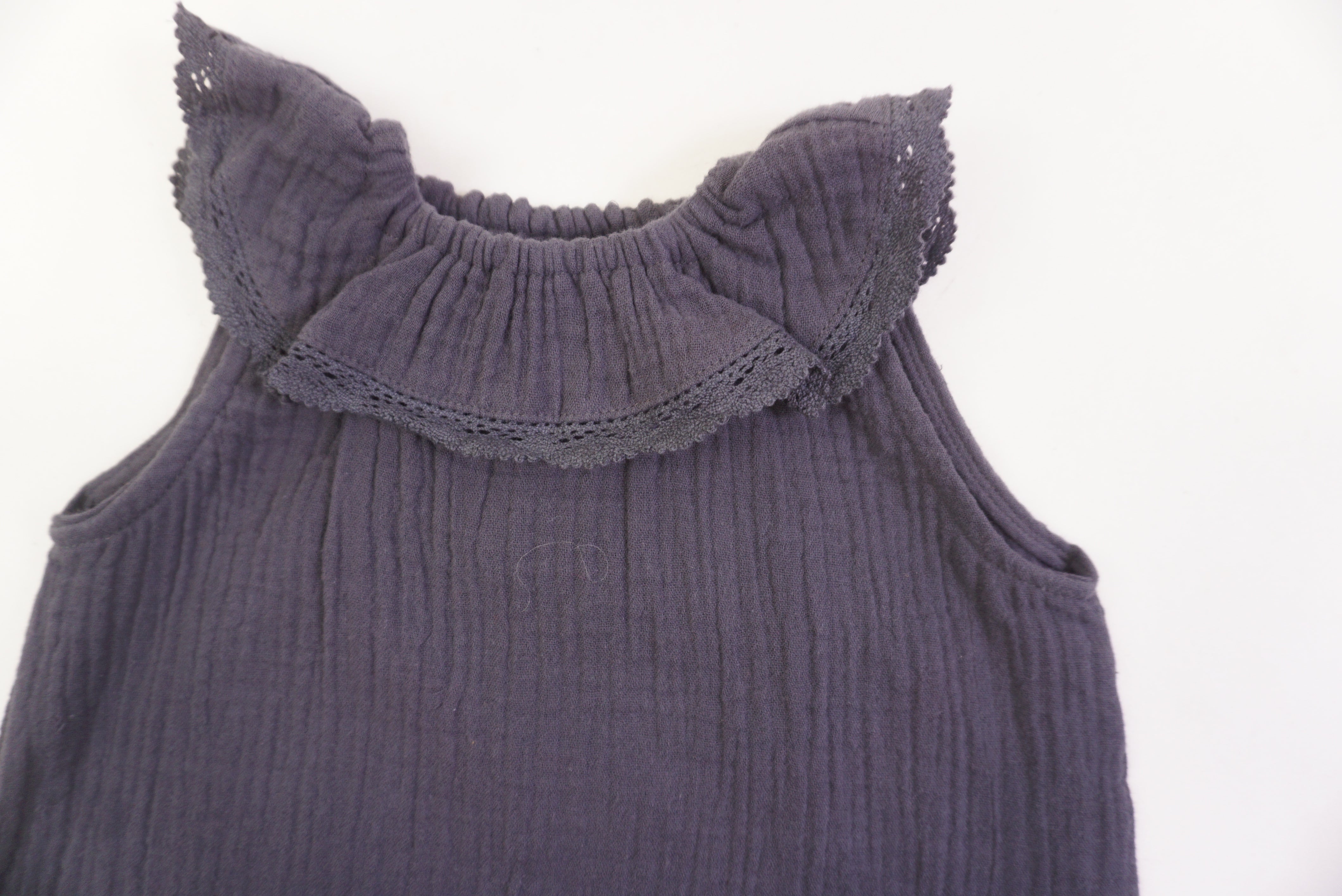 Blouse Gris - 6/9 mois