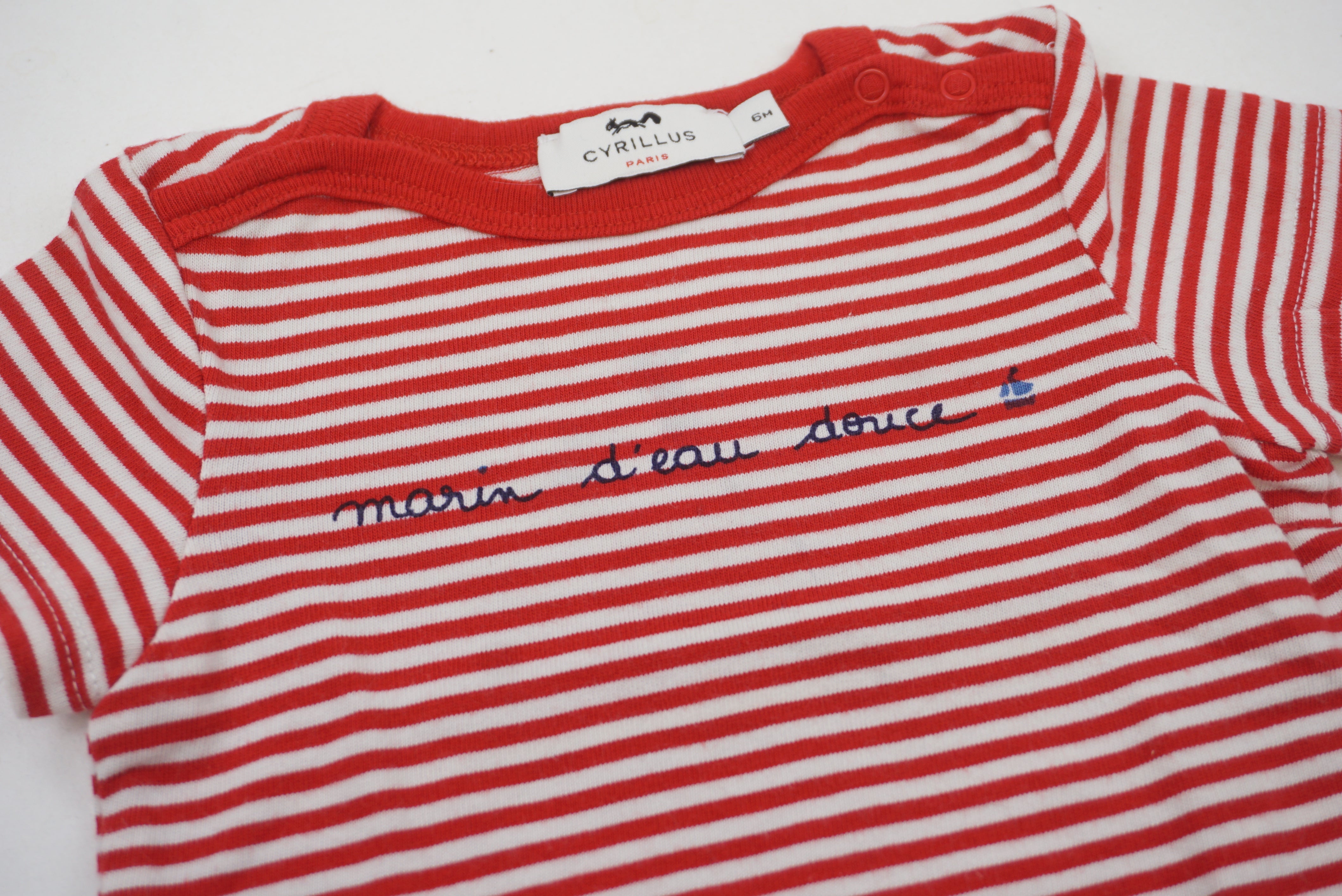 T-shirt Rouge - 6 mois